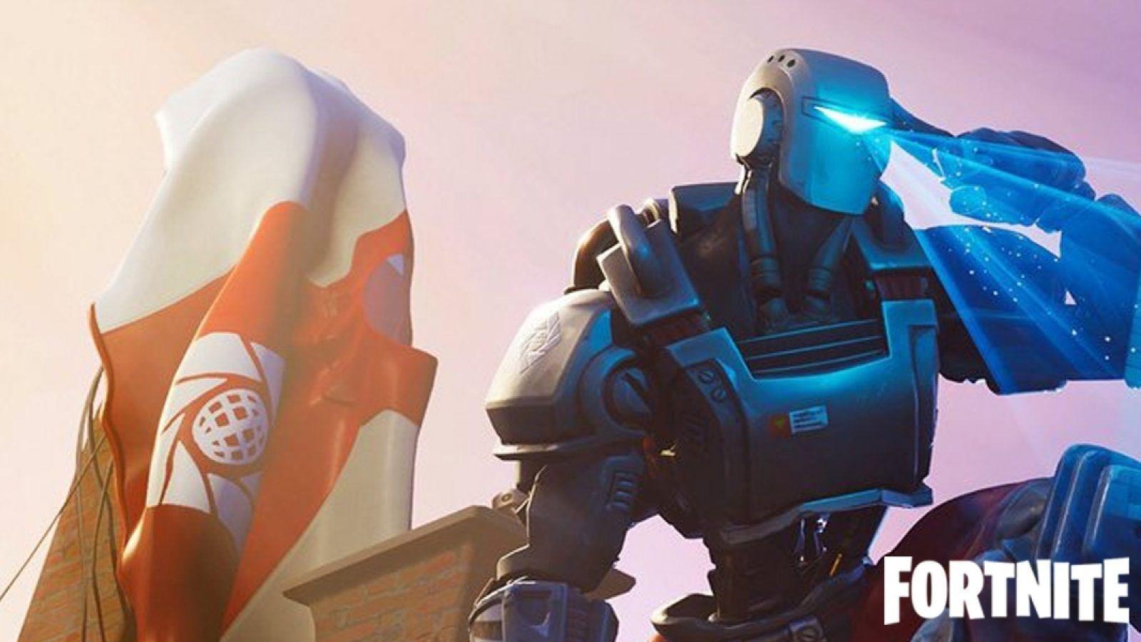 Fortnite: Leaked Week 8 Hunting Party screen features the A.I.M skin