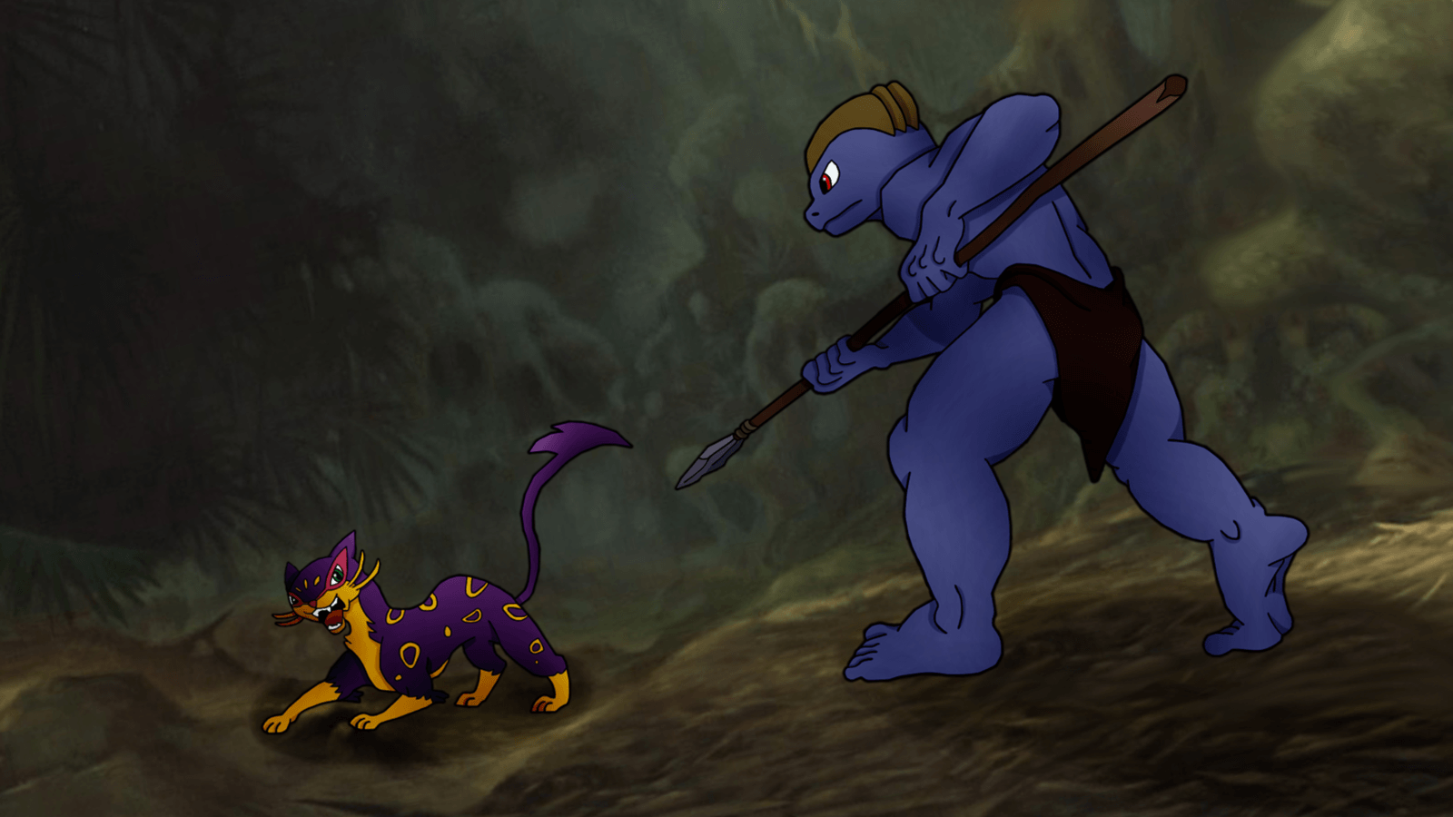 MACHOKE AS TARZAN 2: The Battle Against Sabor by PoKeMoN