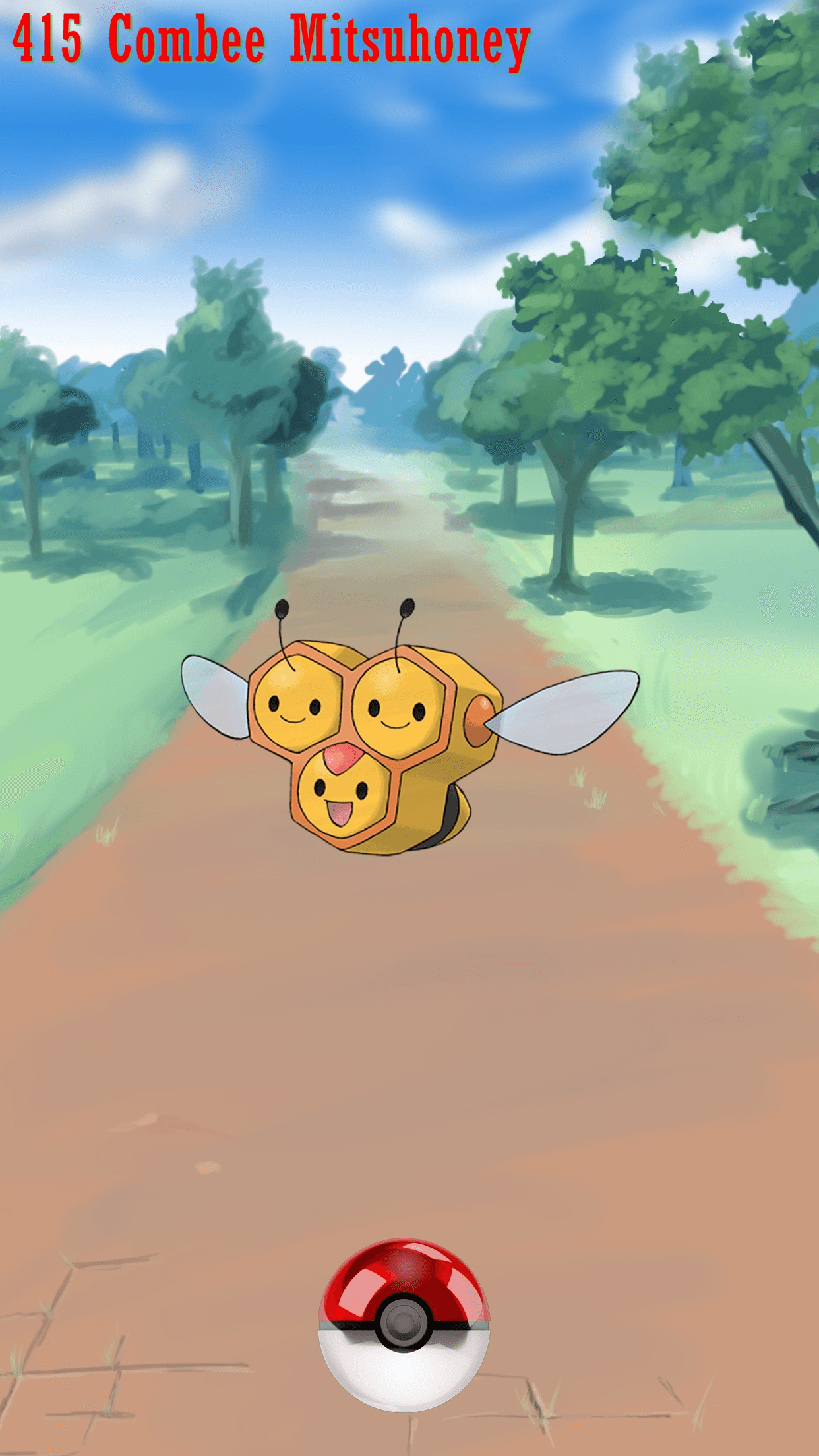 415 Street Pokeball Combee Mitsuhoney