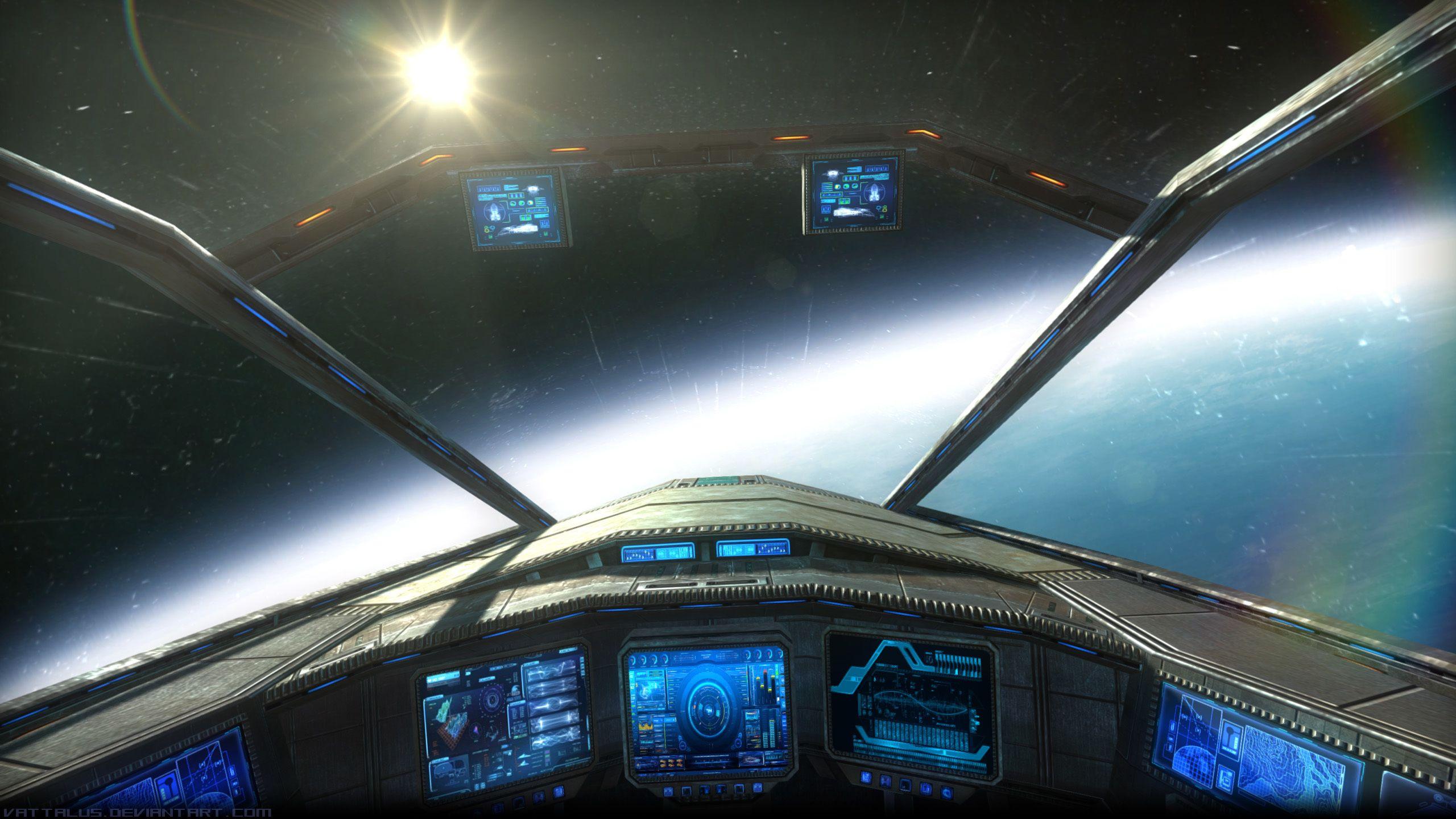 Image of Space Ship Cockpit