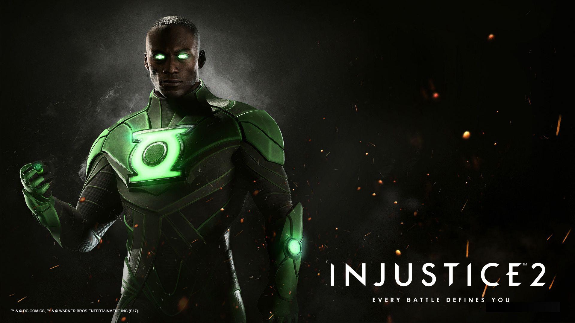 John Stewart. Wallpapers from Injustice 2