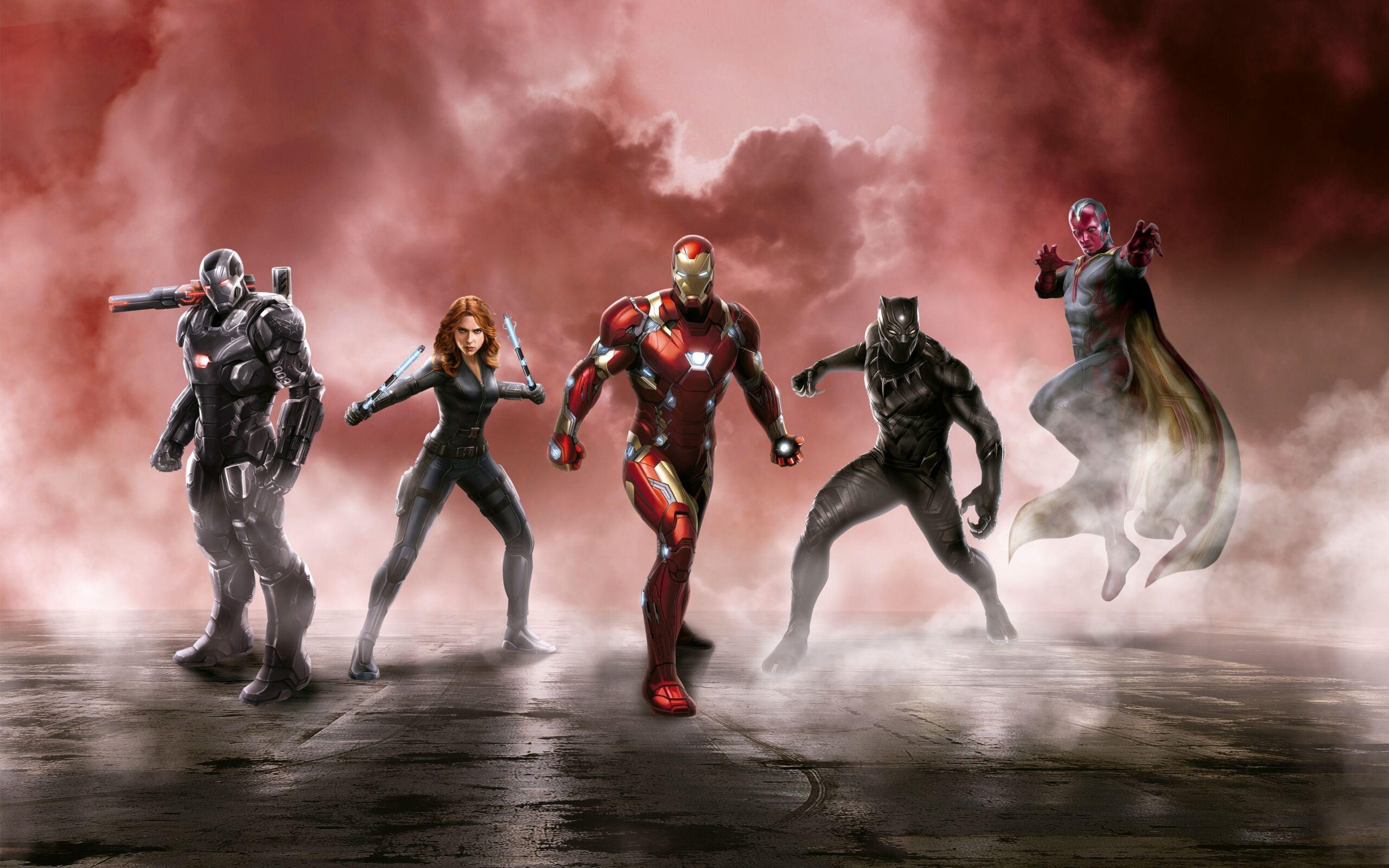 Captain America Civil War Cast 5K Wallpapers