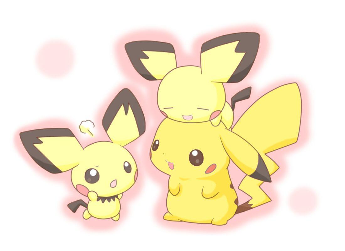 Cute Pichu Pikachu Pokemon Wallpapers Wallpapers