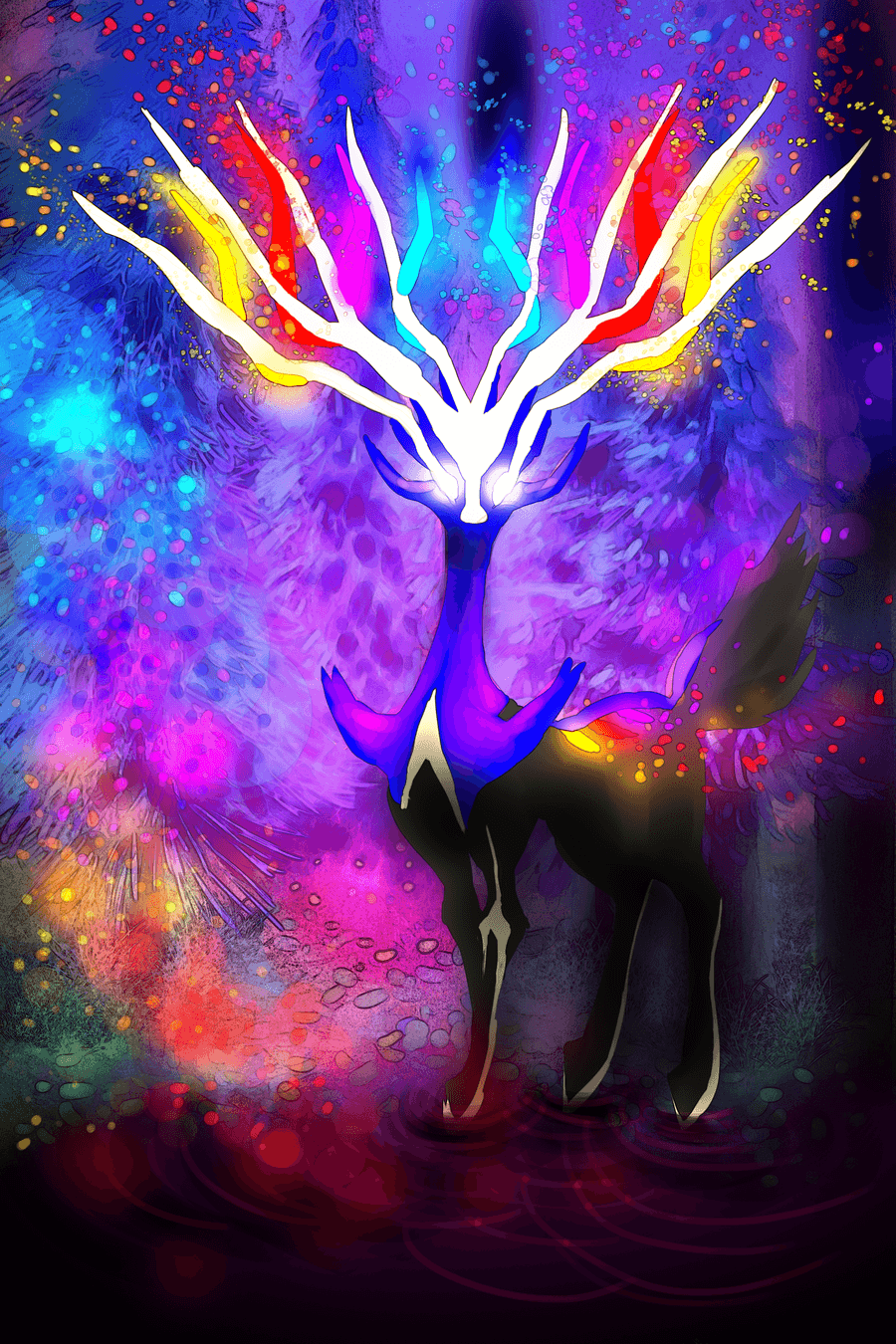 Xerneas by AngelBunnyXOXO