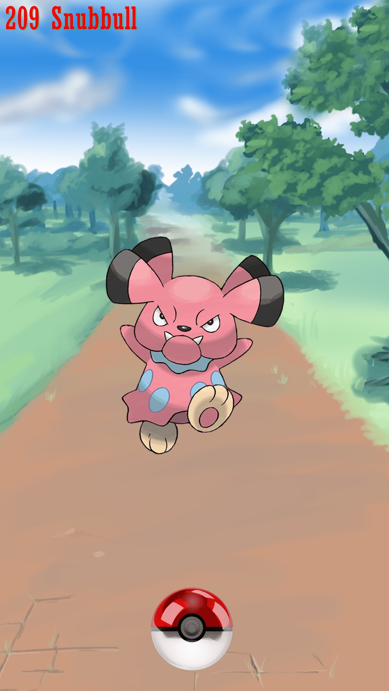 209 Street Pokeball Snubbull