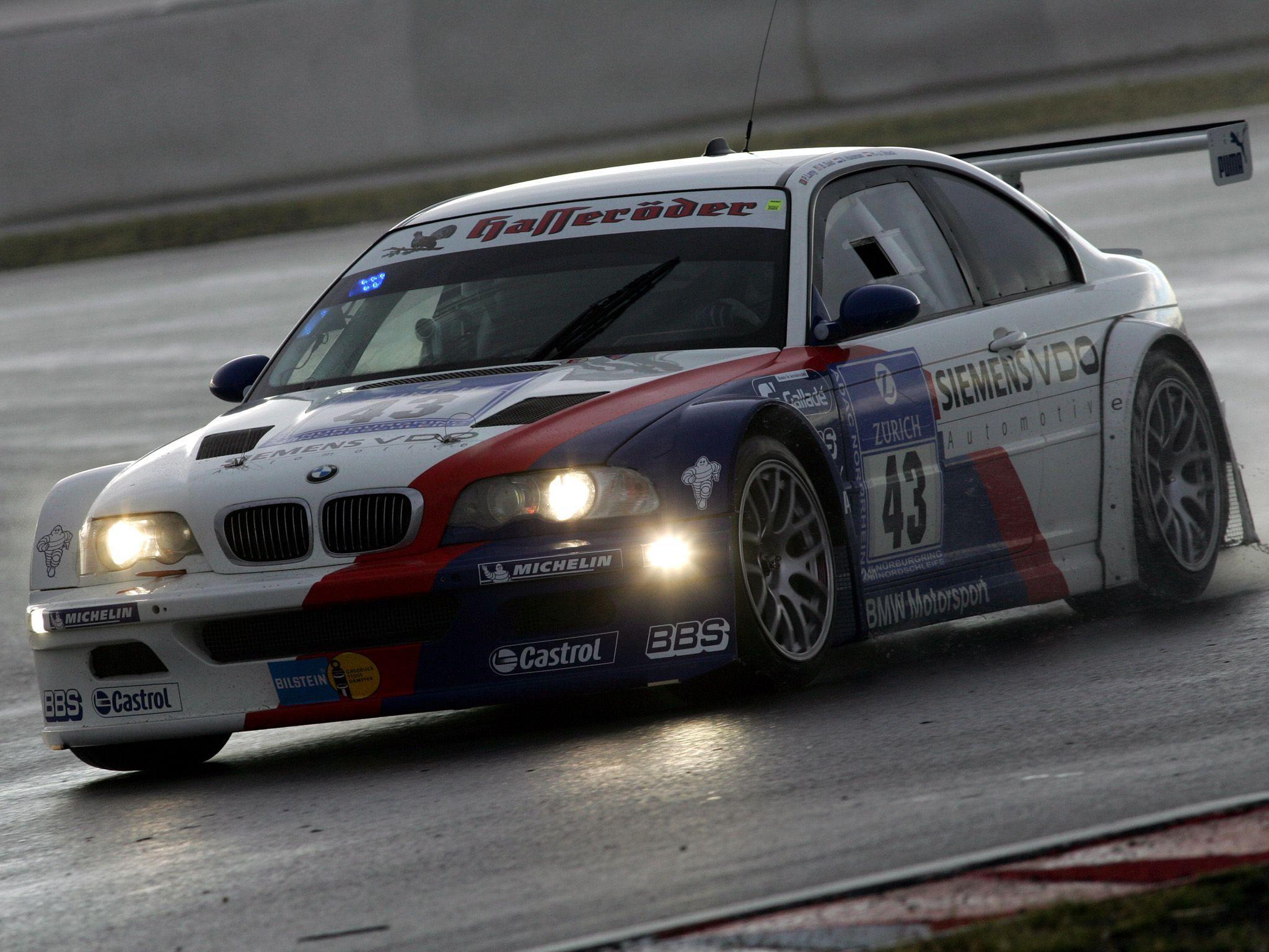 2001 BMW M3 GTR E46 race racing m