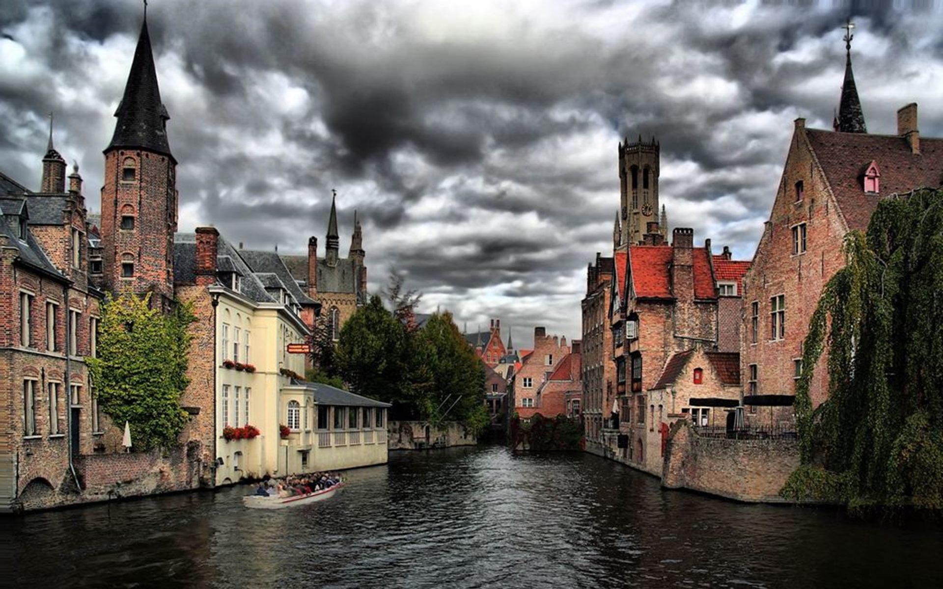 Amazing City Bruges In Belgium HD Wallpapers