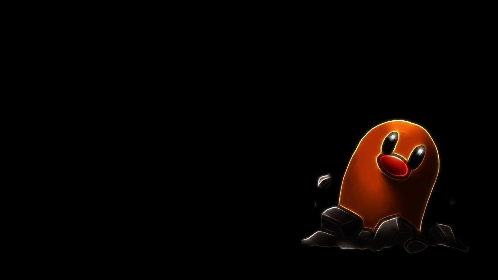 pokemon fractalius brown diglett worm black backgrounds