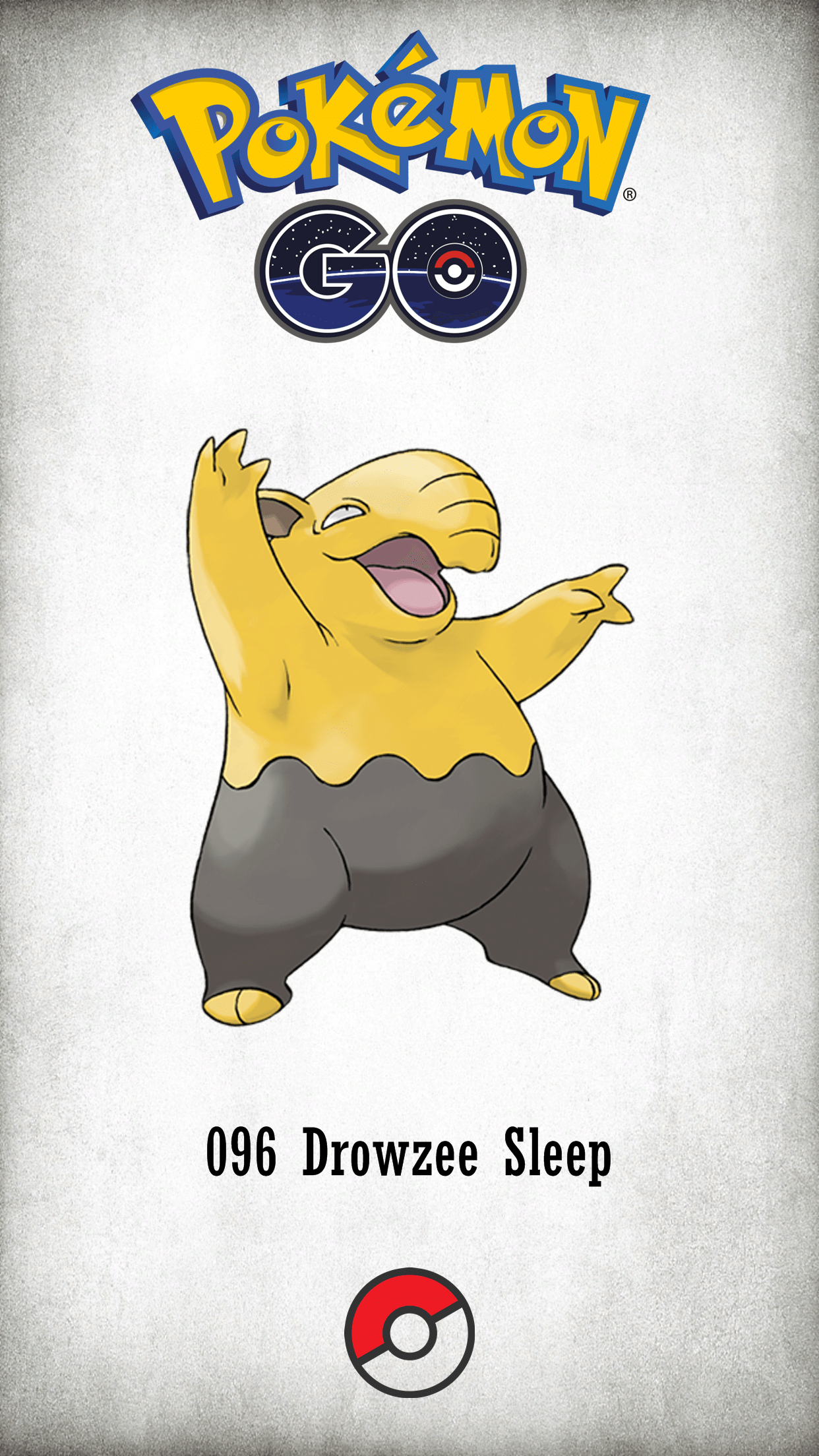 096 Character Drowzee Sleep