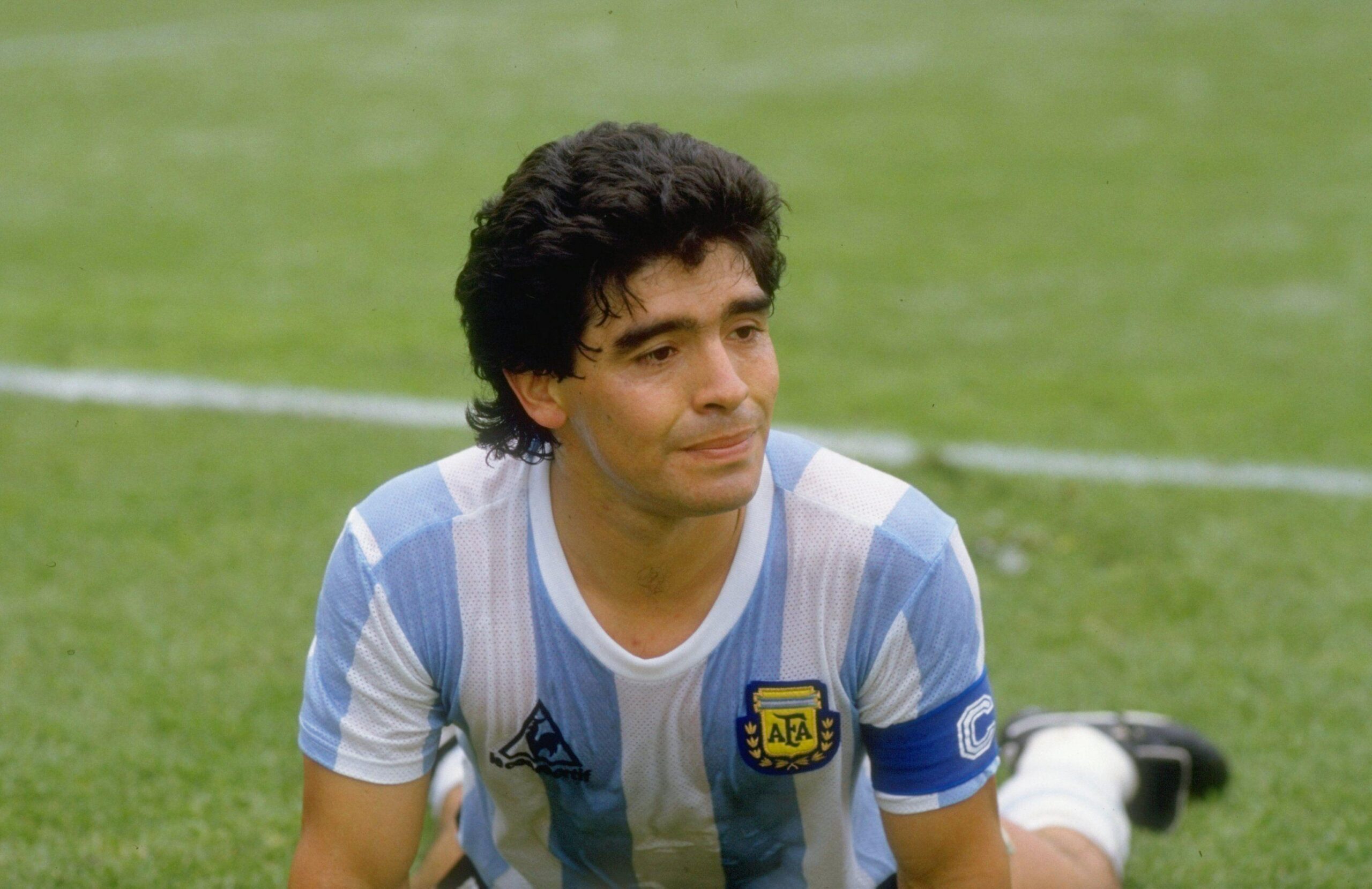 Diego Maradona of Argentina