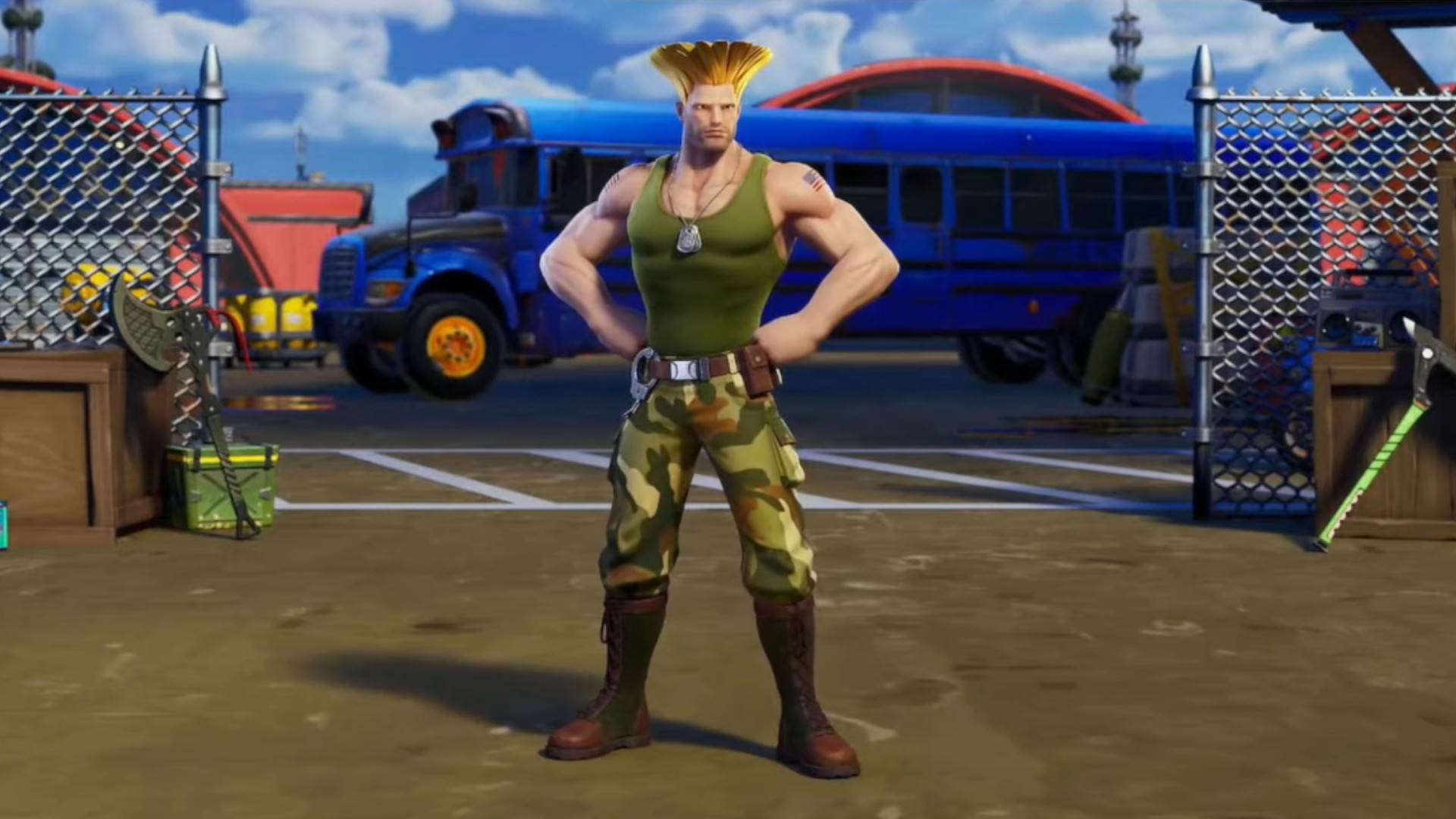 Guile Fortnite wallpapers