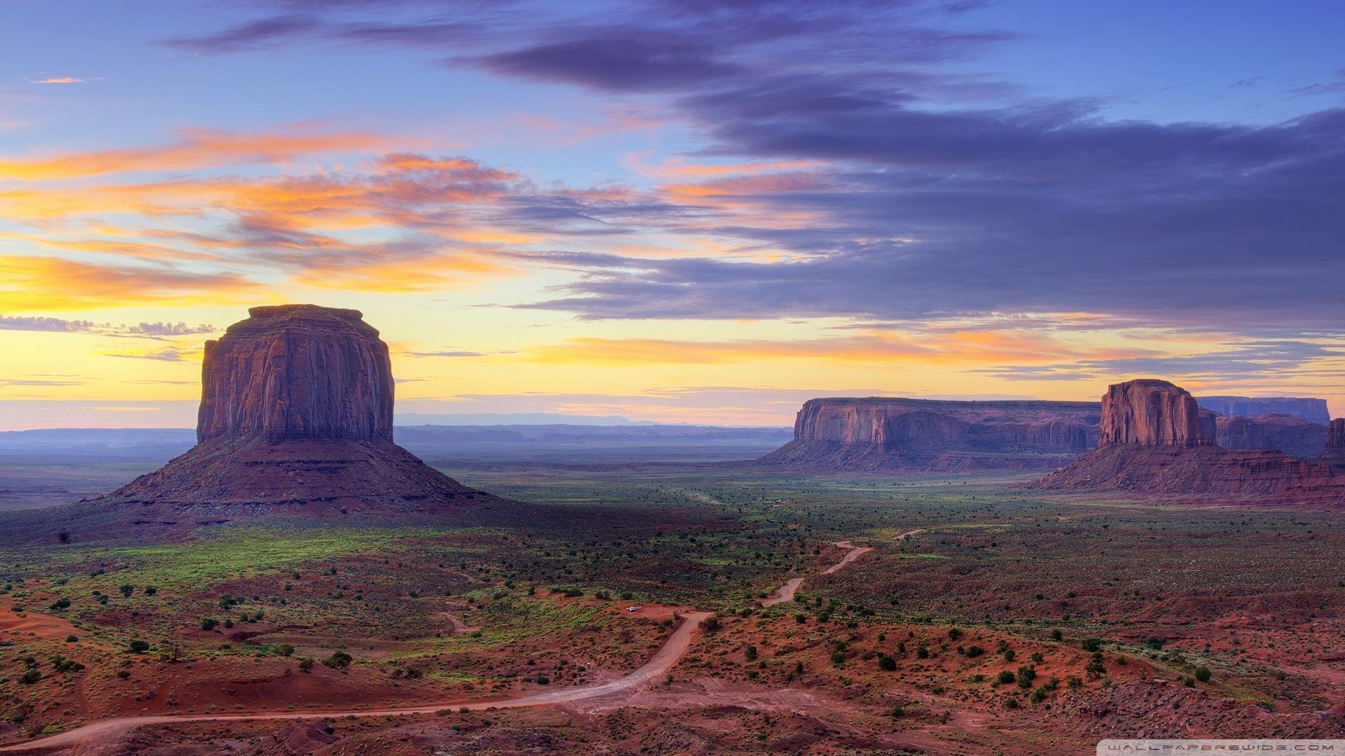 Utah Monument Valley Road HD desktop wallpapers : Fullscreen