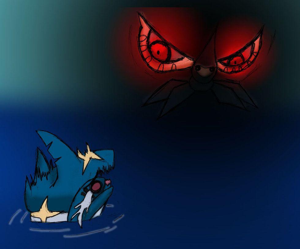 Masquerain vs Sharpedo by Rolling