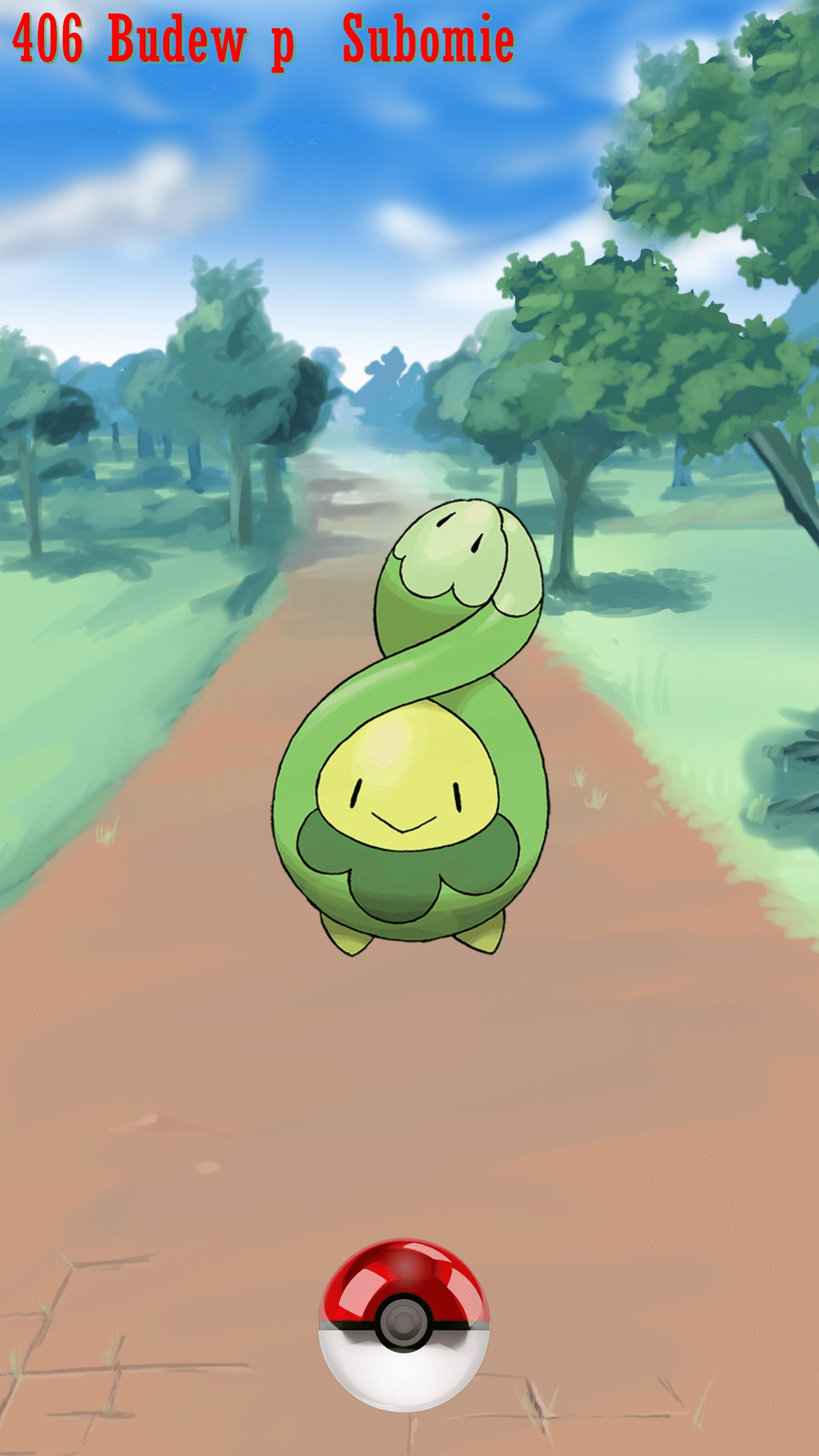 406 Street Pokeball Budew p Subomie