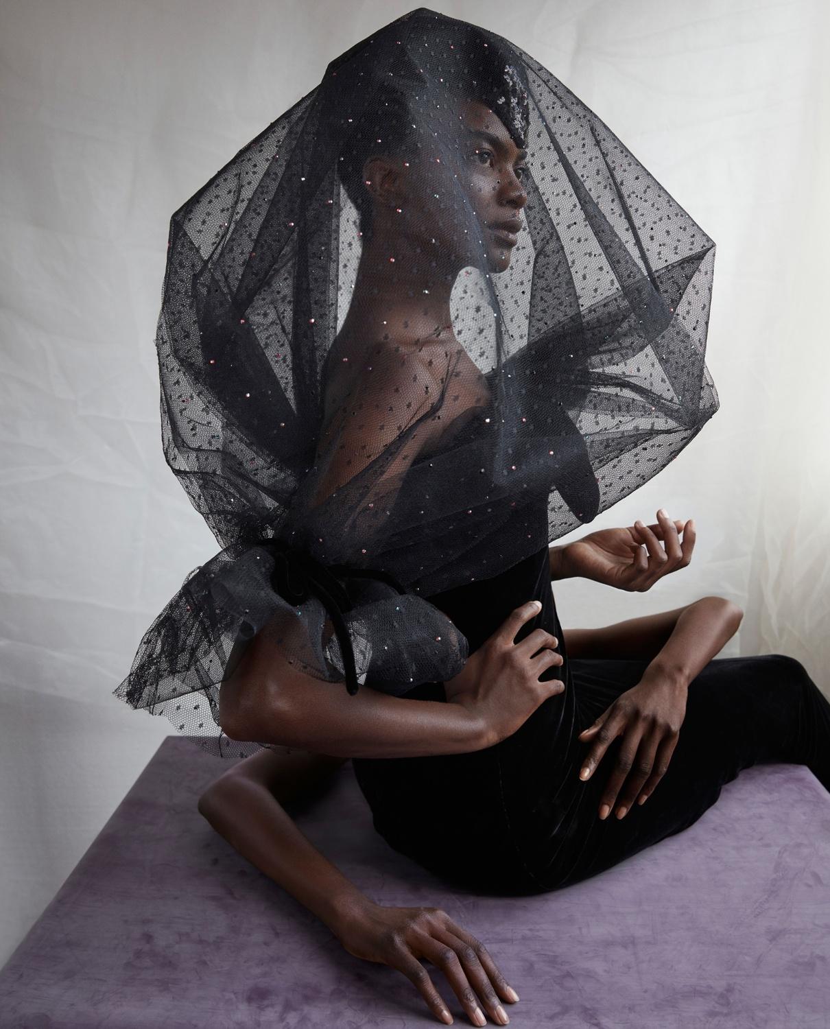 Duckie Thot, Aube Jolicoeur, Sabah Koj & Akiima Ajak in Vogue Italia