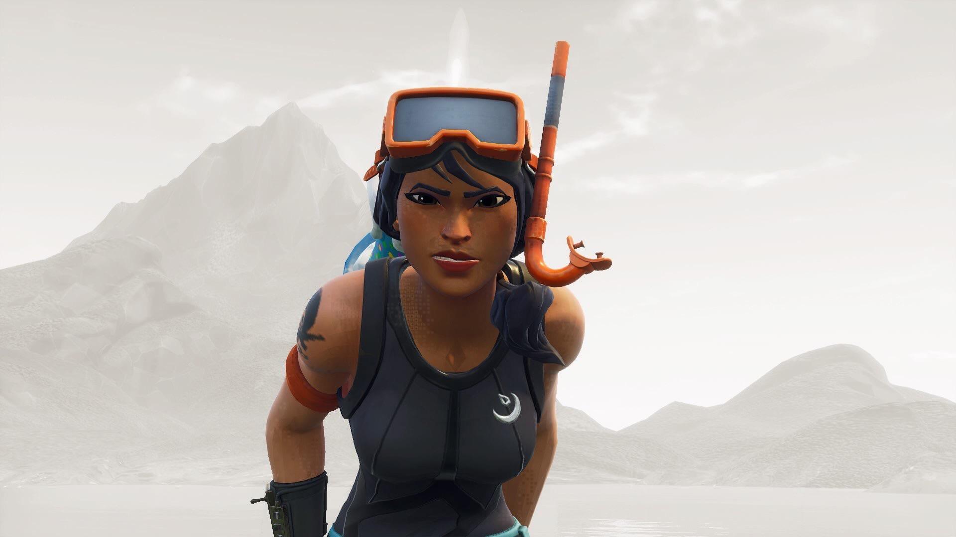 Snorkel Ops when the new scuba skins dropped : FortNiteBR