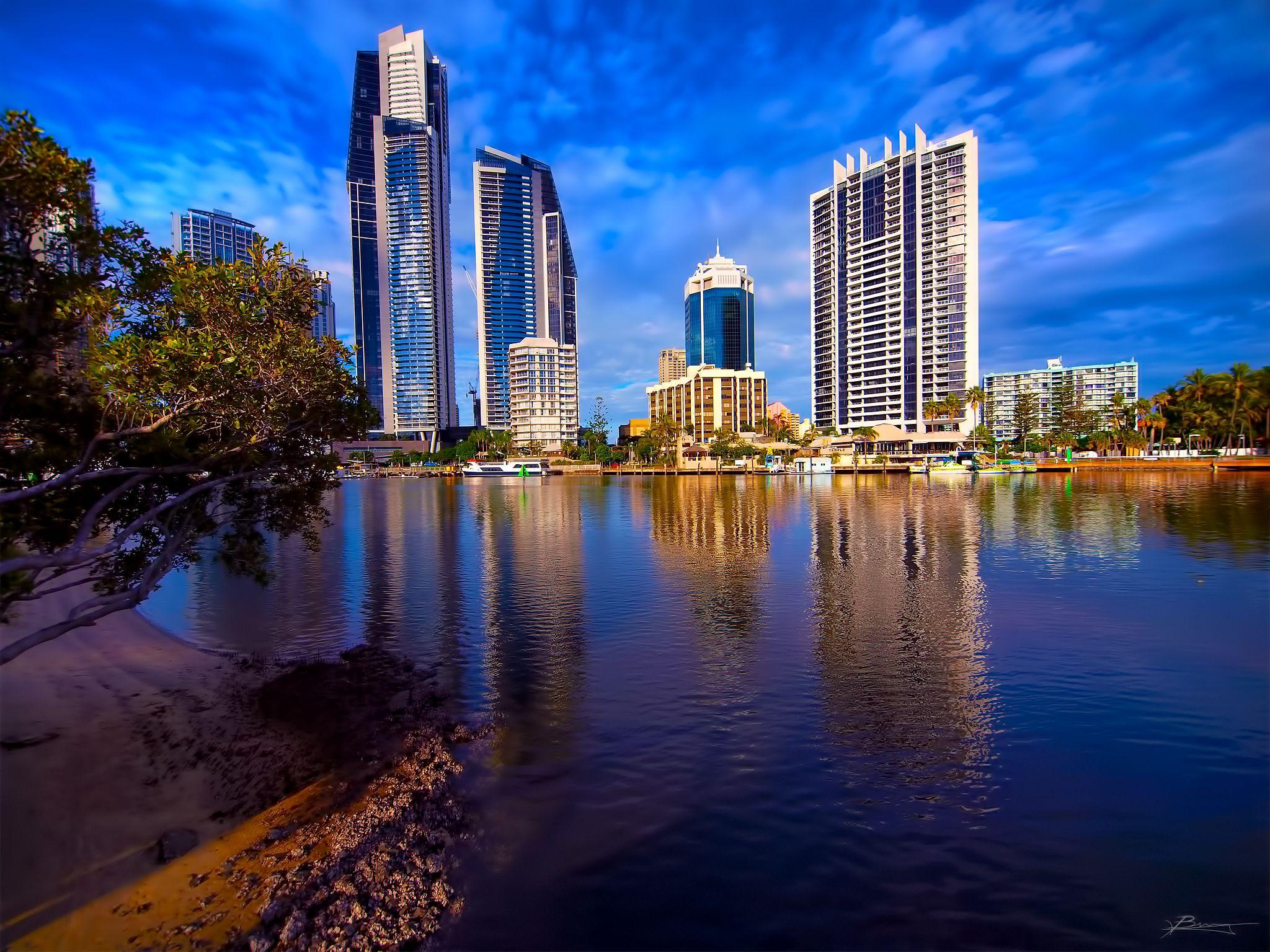 Gold Coast City, Queensland on the East Coast of Australia