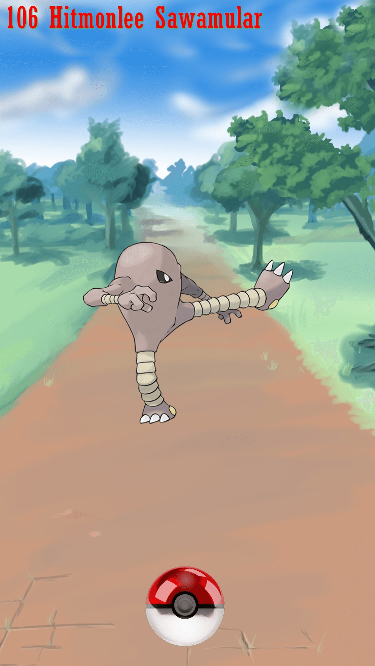 106 Street Pokeball Hitmonlee Sawamular