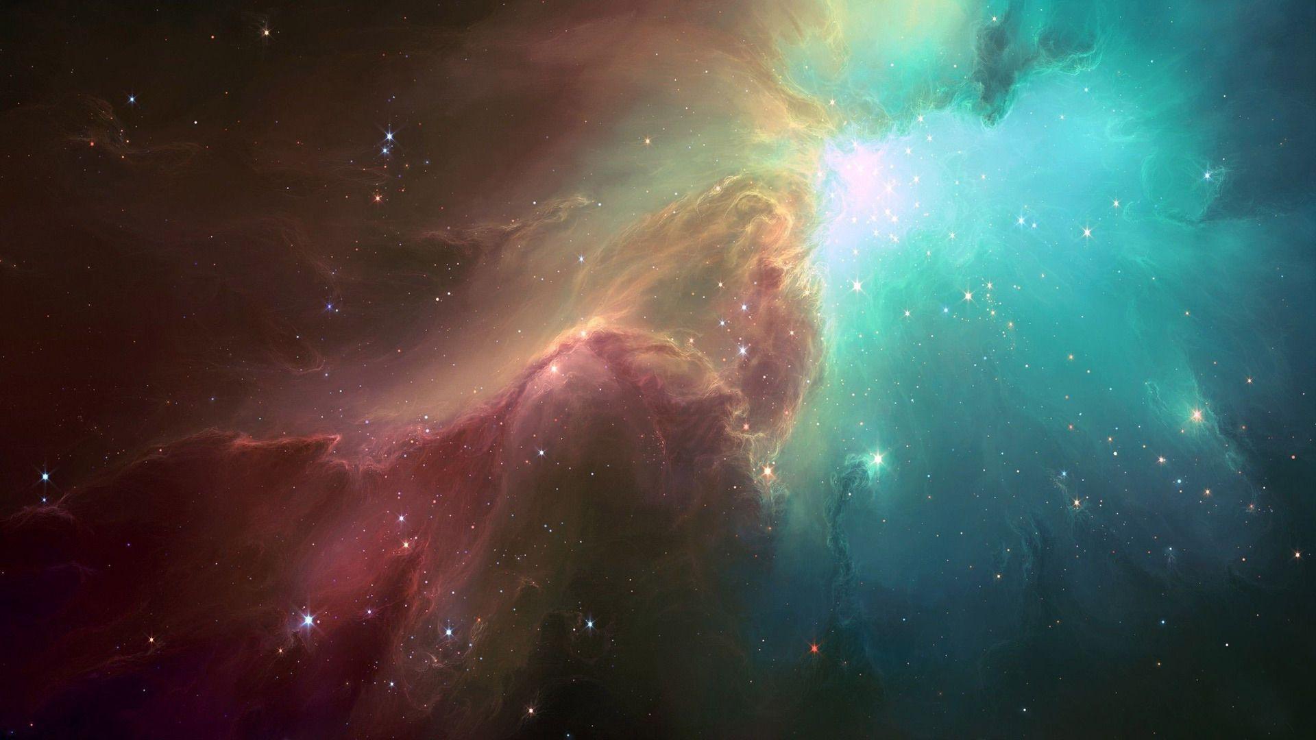 Multicolored nebula wallpapers #