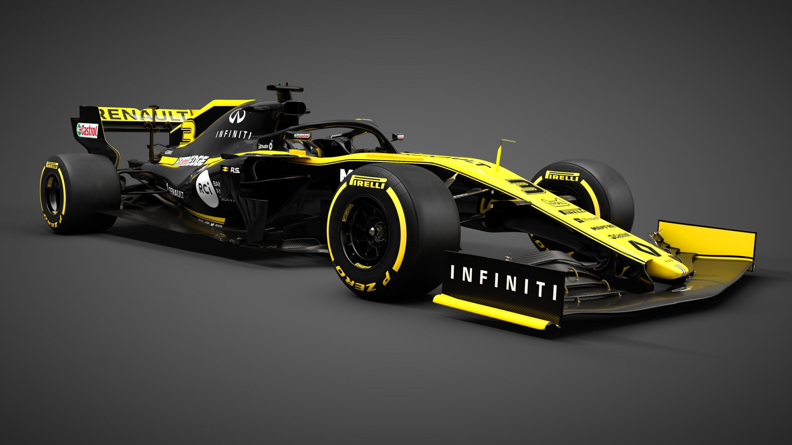 2019 Renault RS19 F1 car launch pictures