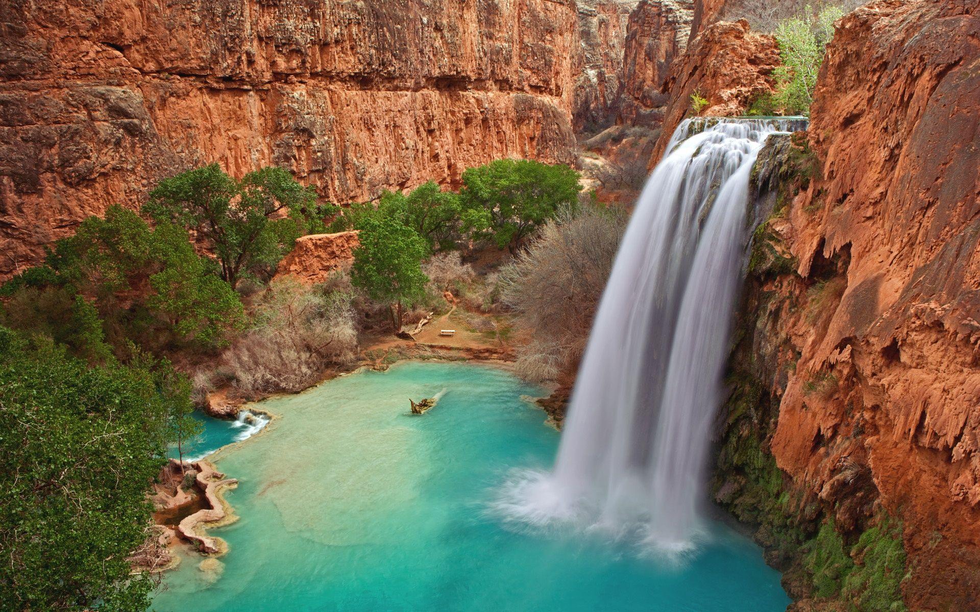 Havasu Falls Grand Canyon National Park Travel Wallpapers