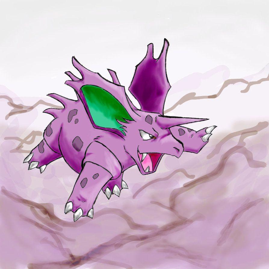 Pokeddex challenge day 4: Nidorino by LetterBomb92