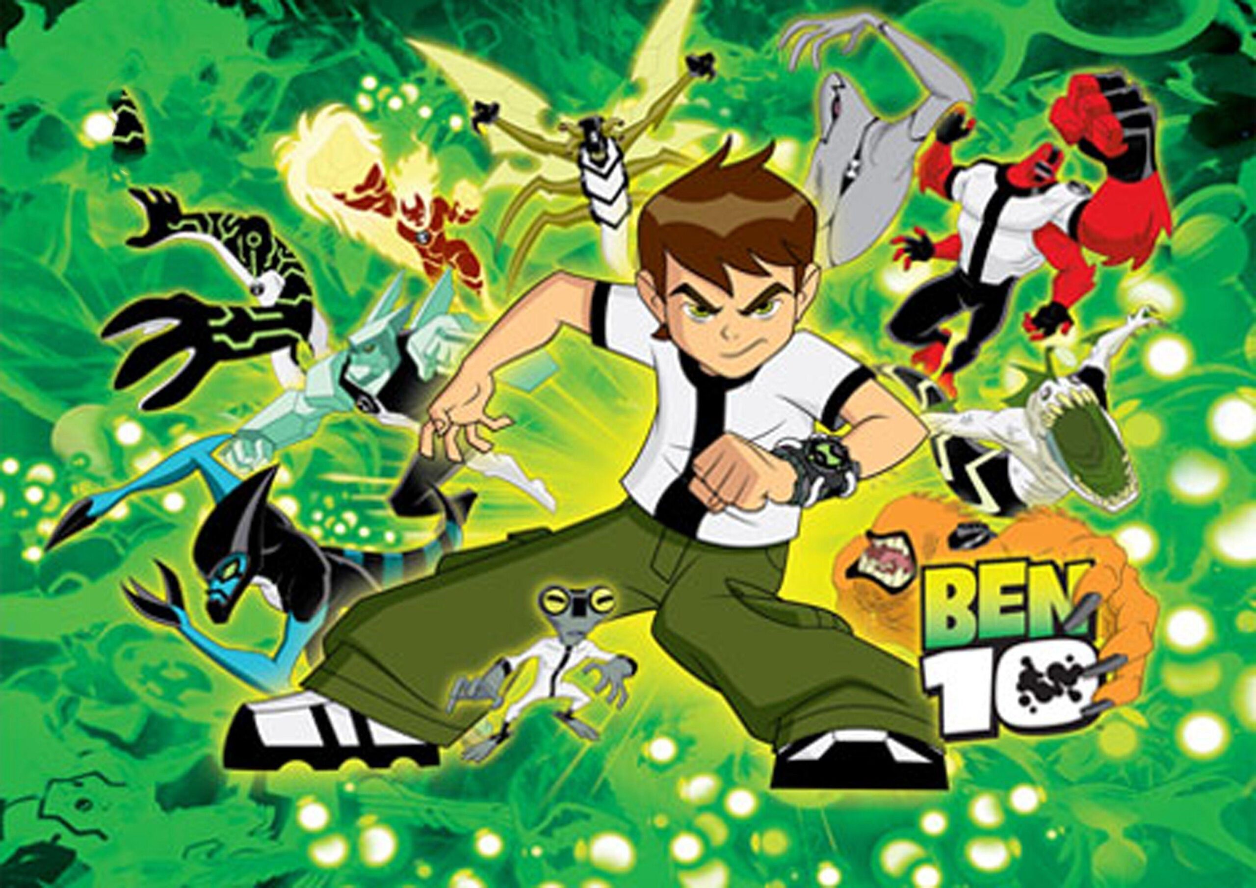 Battle Arena Beast Boy Vs Ben 10 Free Wall Paper