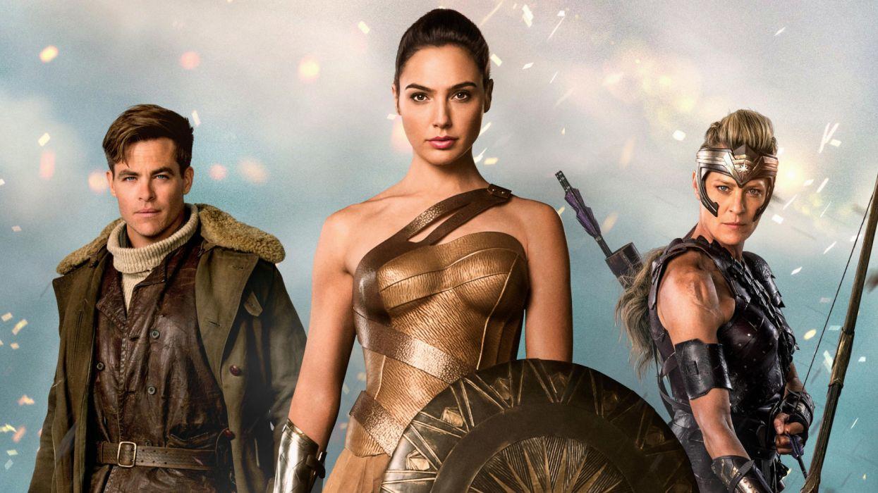 Chris Pine Diana of Themyscira Gal Gadot General Antiope Robin