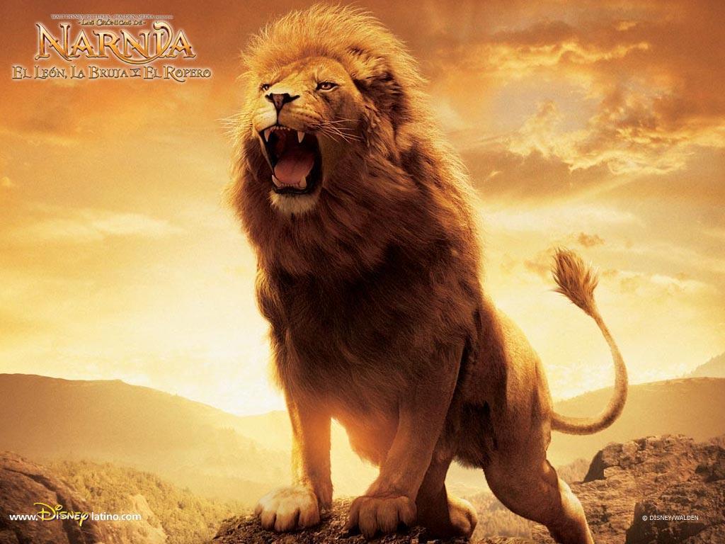 The Great Aslan the Lion from The Chronicles of Narnia Desktop