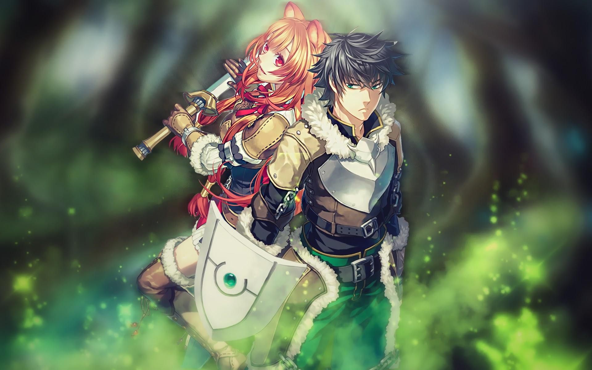 The Rising of the Shield Hero, Naofumi Iwatani, Raphtalia, 4K