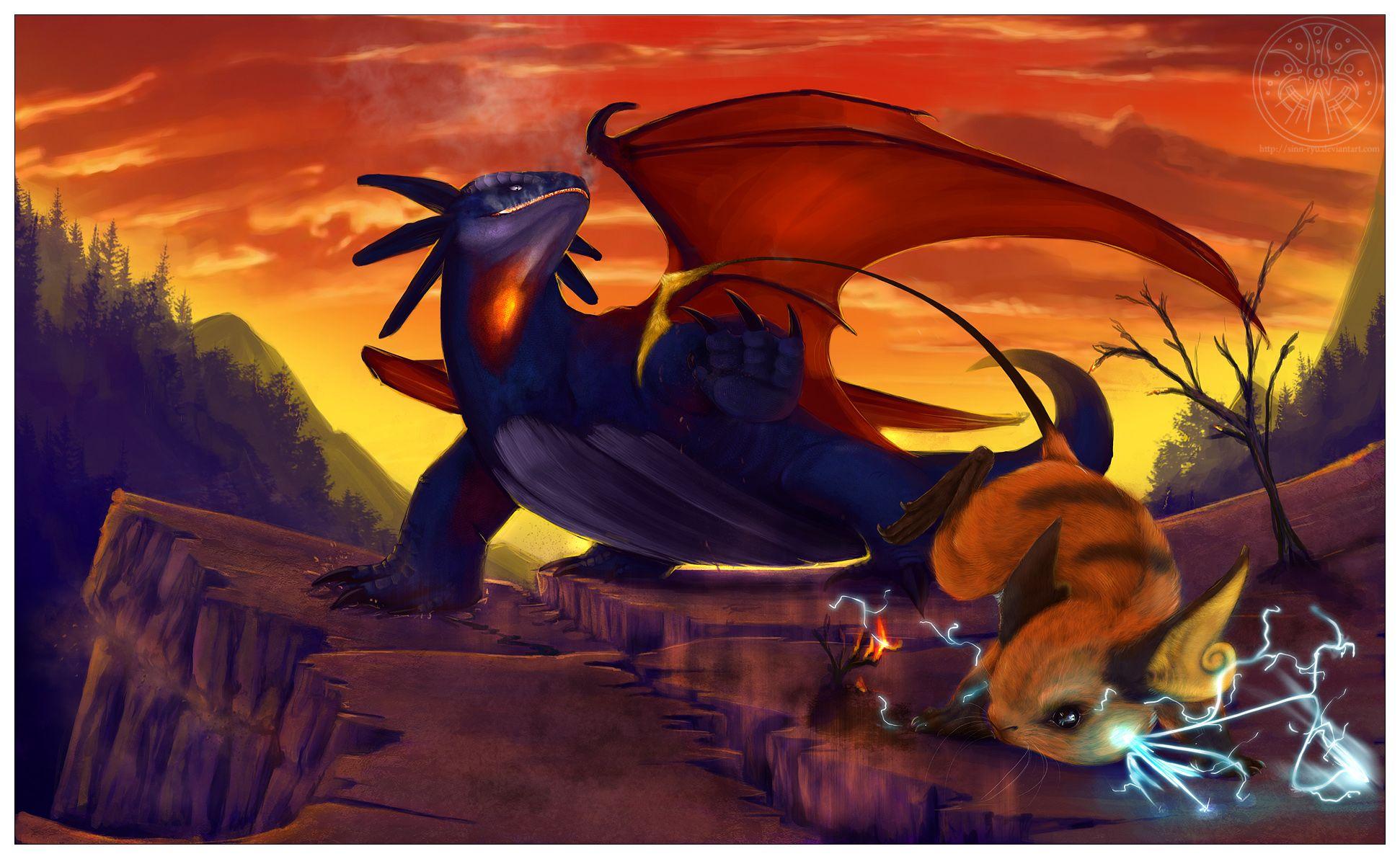 Salamence VS Raichu