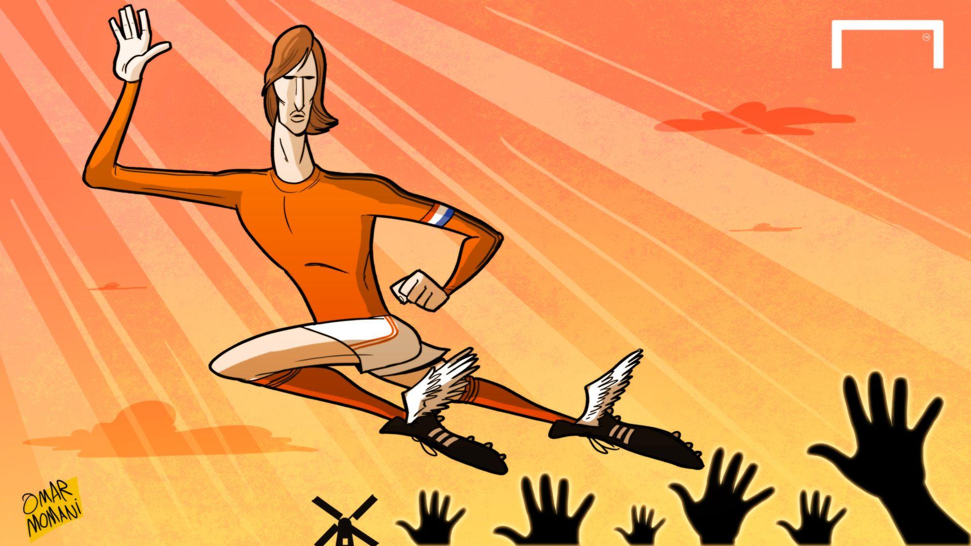 CARTOON: Johan Cruyff passes away