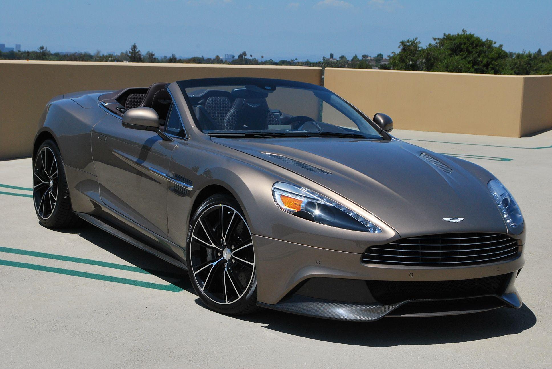 2016 Aston Martin Vanquish V12 Grey Color Wallpapers