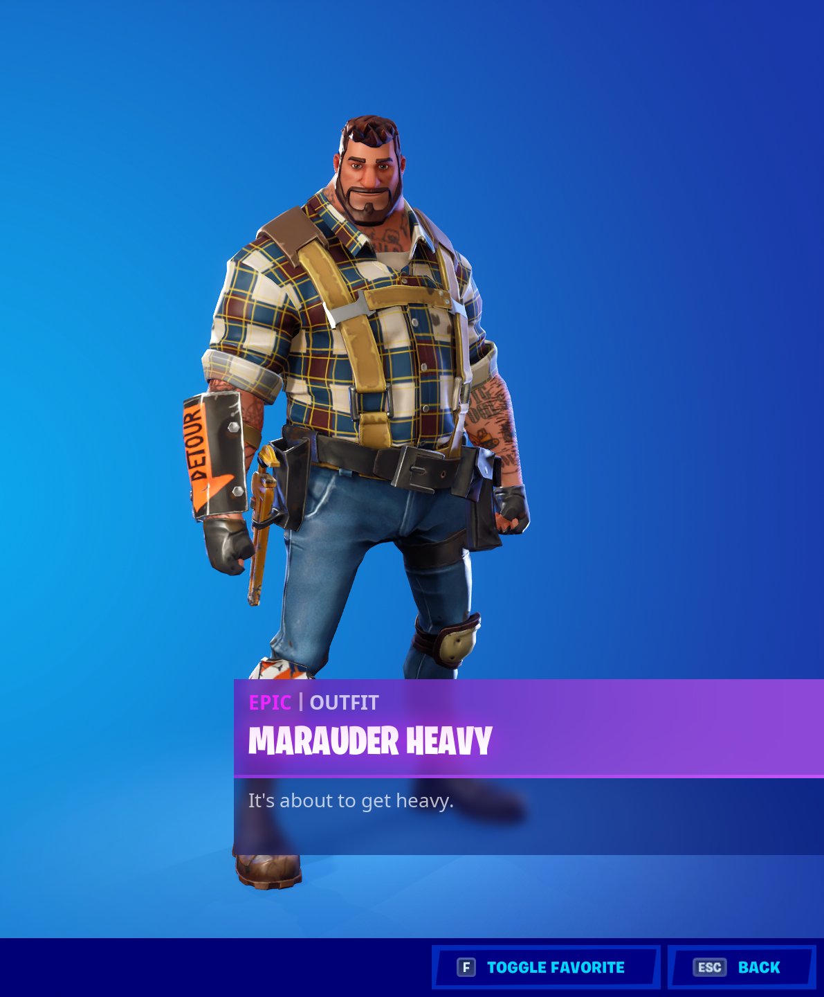 Marauder Heavy Fortnite wallpapers