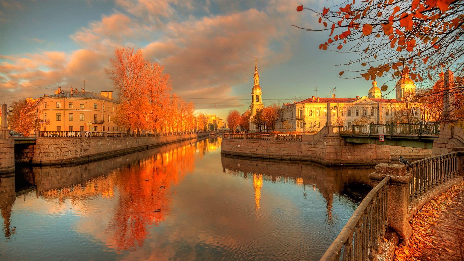 Autumn in St. Petersburg, Russia HD Wallpapers