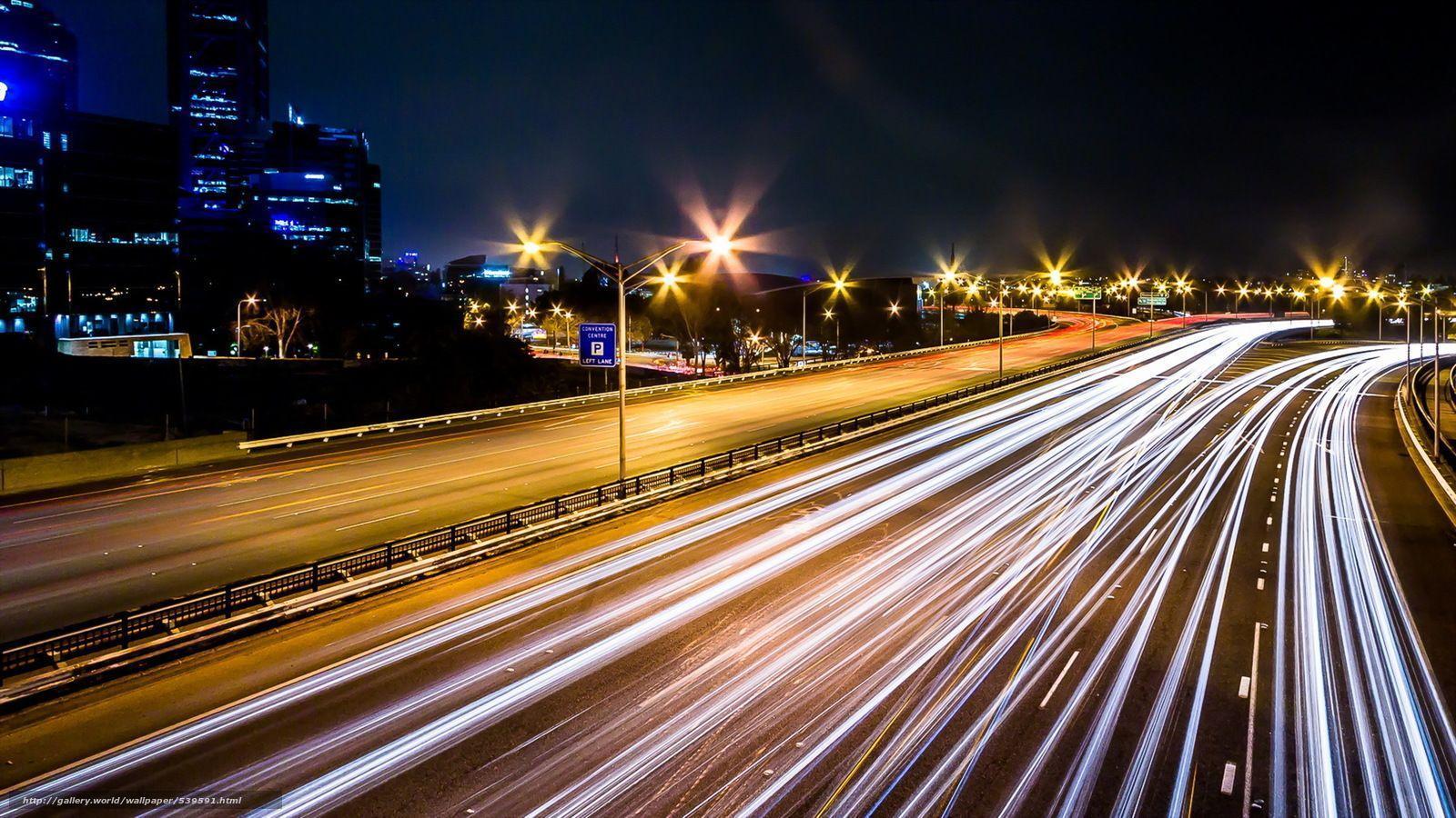 Download wallpapers perth, australia, light trails, nd filter free