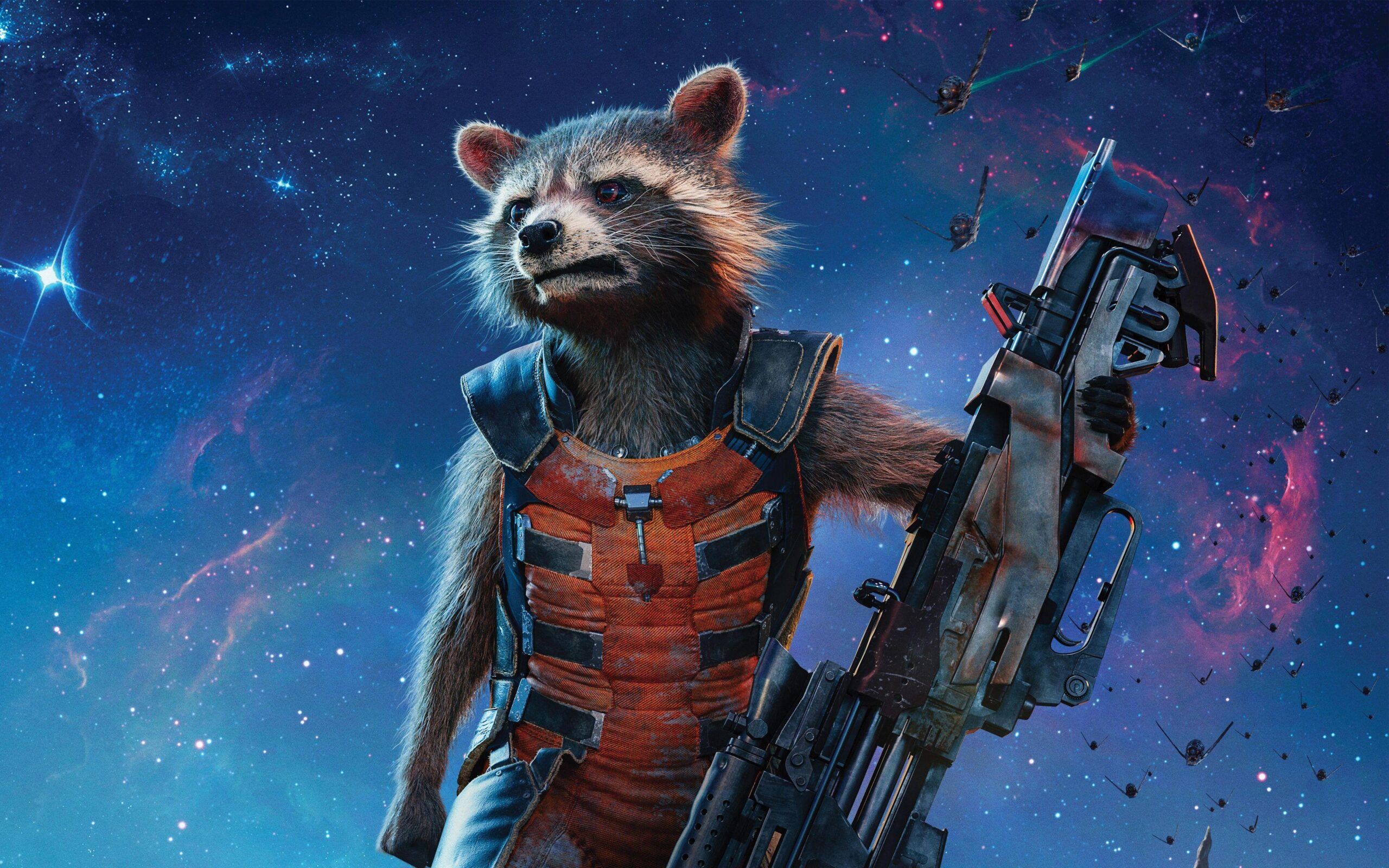 Rocket Raccoon Guardians of the Galaxy Vol 2 4K Wallpapers