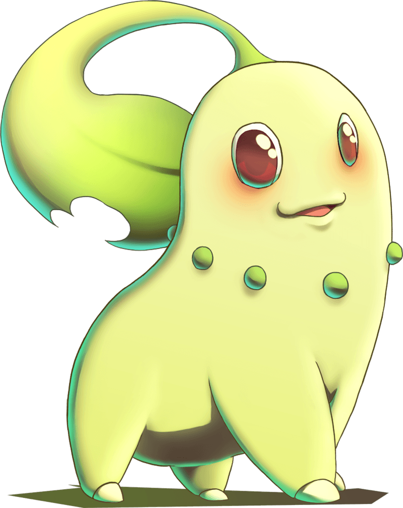 Chikorita from Pokemon Gold and Silver by MatsuoAmon