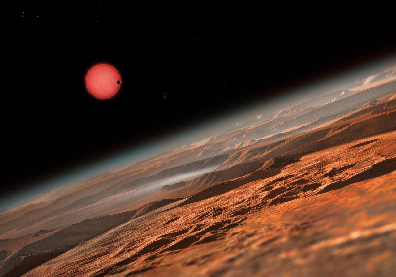 Artist’s impression of the ultracool dwarf star TRAPPIST