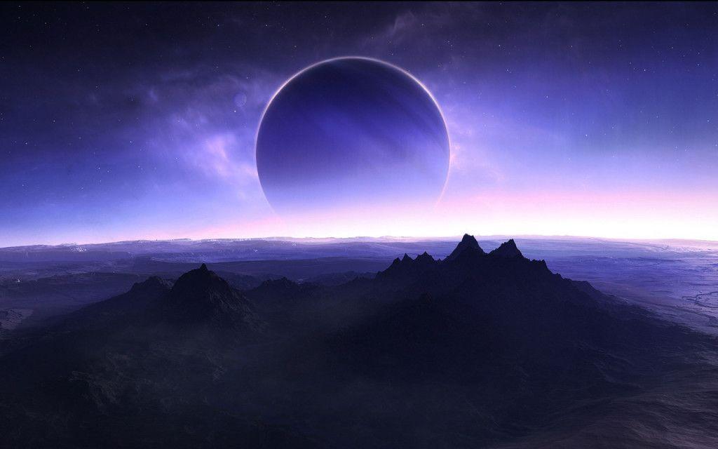 Purple Lunar Eclipse Wallpapers