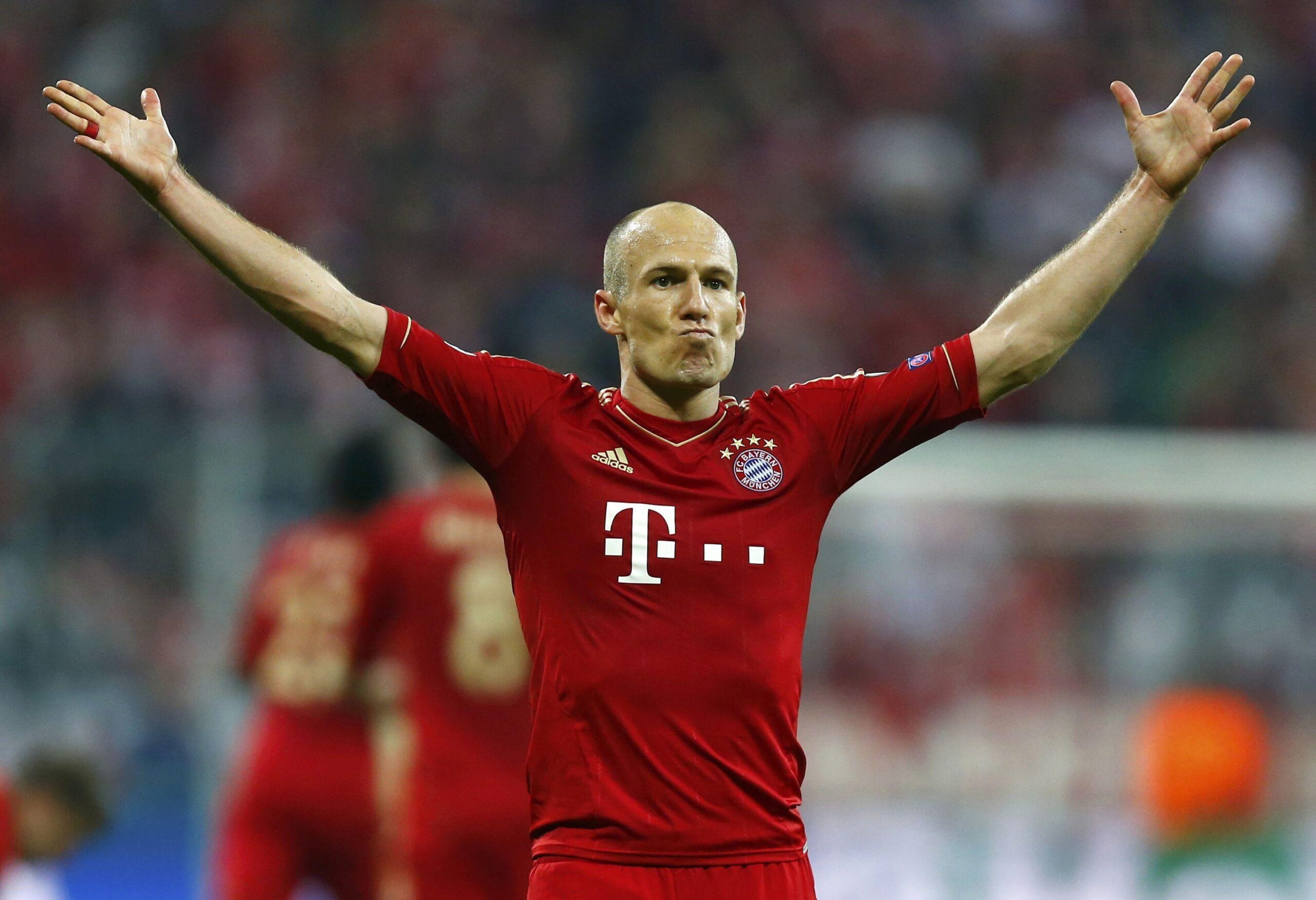 The best halfback of Bayern Arjen Robben wallpapers and image