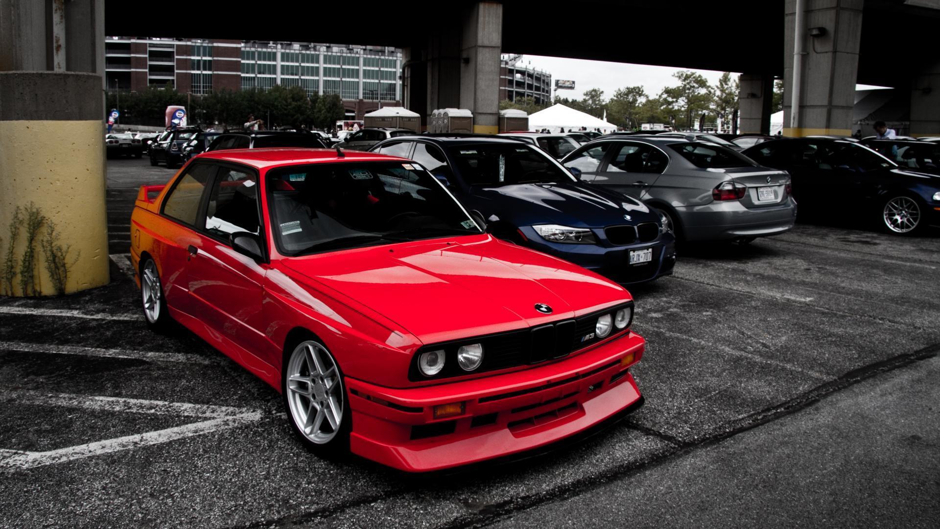 Bmw e30 m power red wallpapers