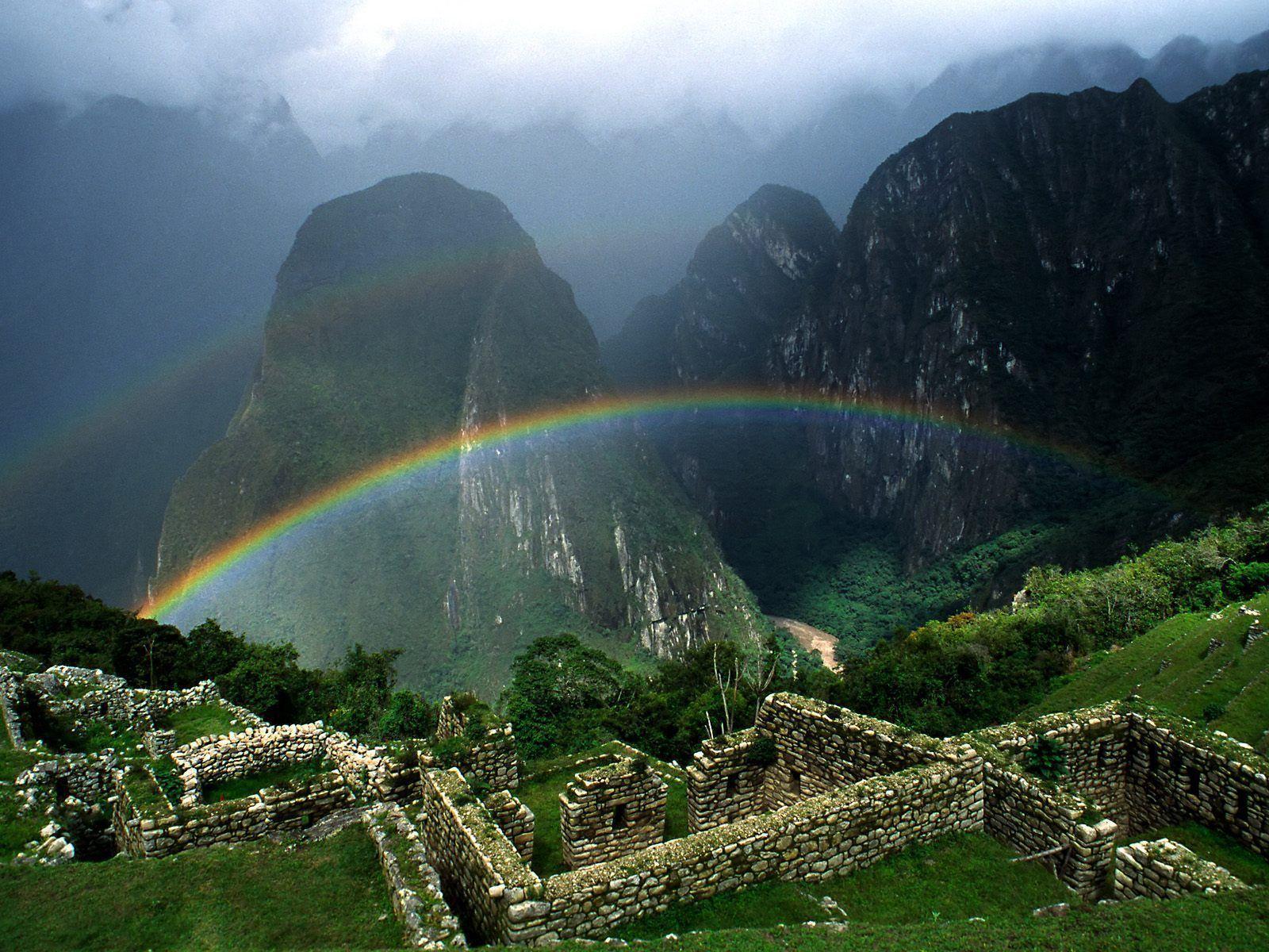 Rainbow in mountains of Panama wallpapers and image