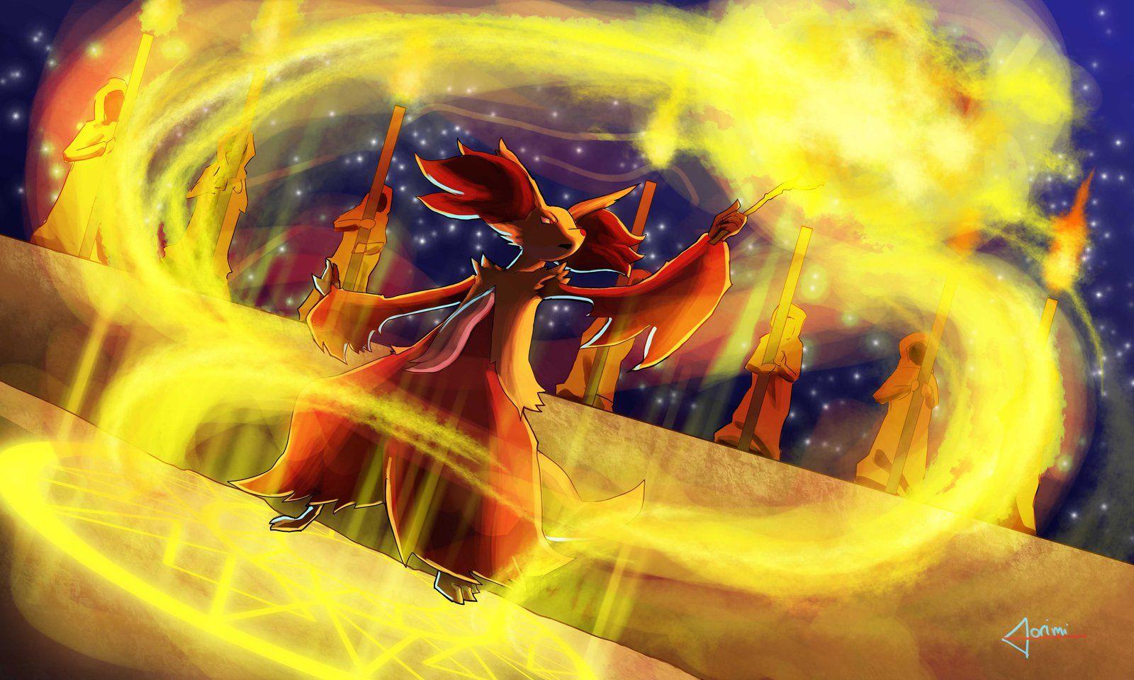 Delphox fielded by dorimi