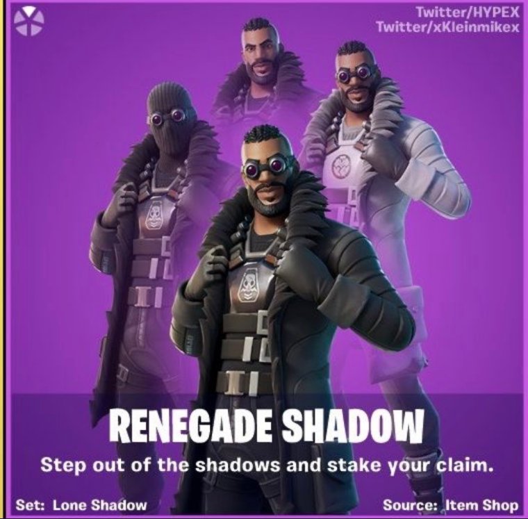 Renegade Shadow Fortnite wallpapers