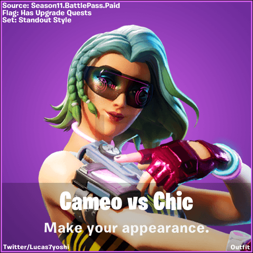 Cameo Vs Chic Fortnite wallpapers