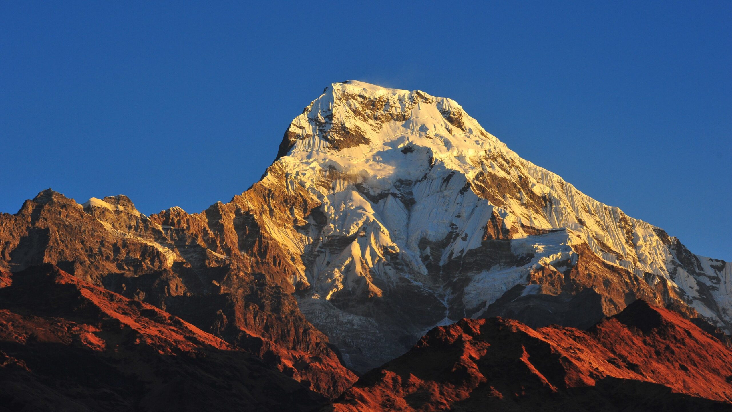 Annapurna Massif Mountain Range Nepal 4k, HD Nature, 4k Wallpapers