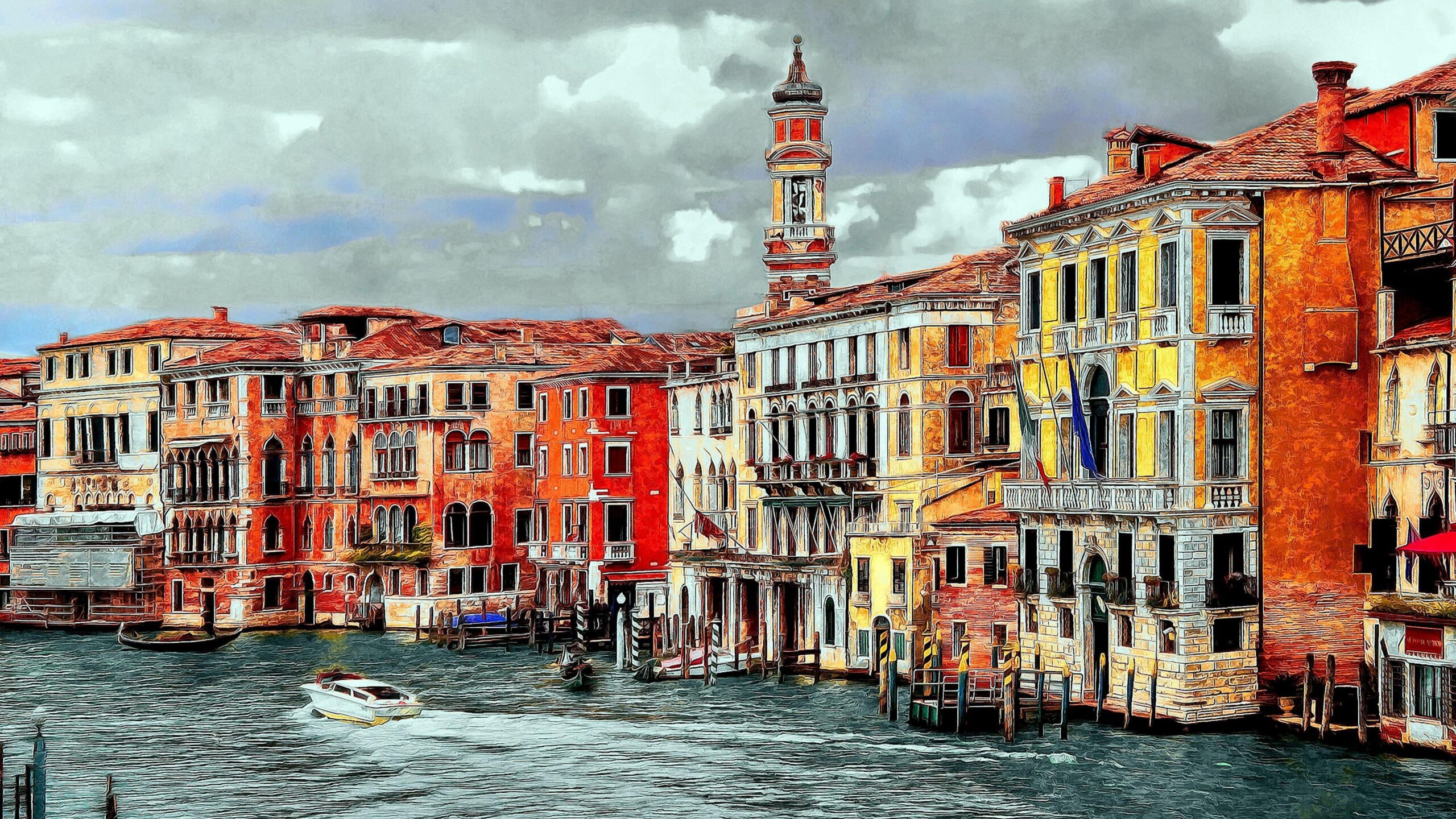 Photos Venice Italy Grand Canal Cities Houses