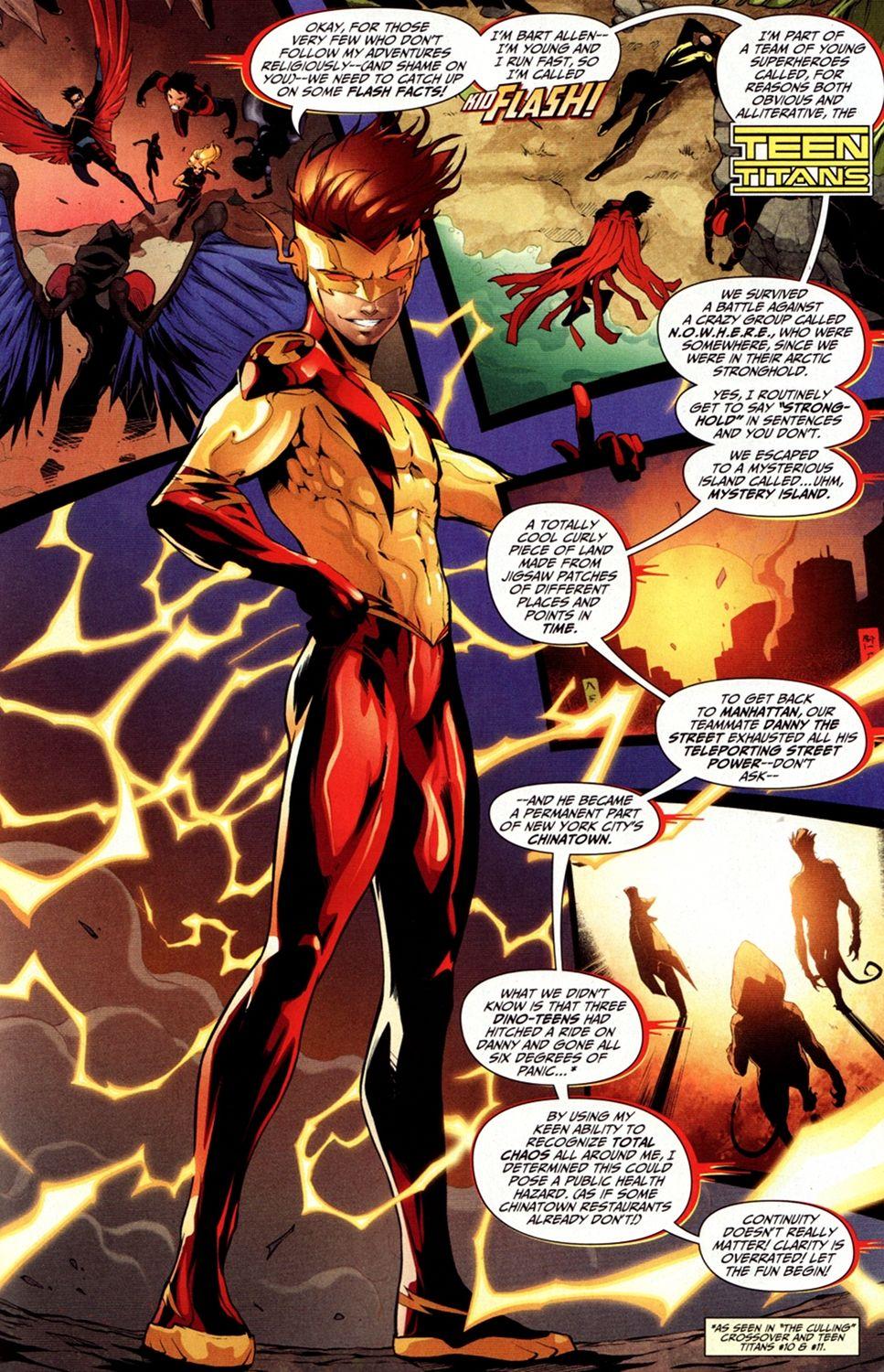 Bart Allen returns as Kid Flash in the New 52! YES!