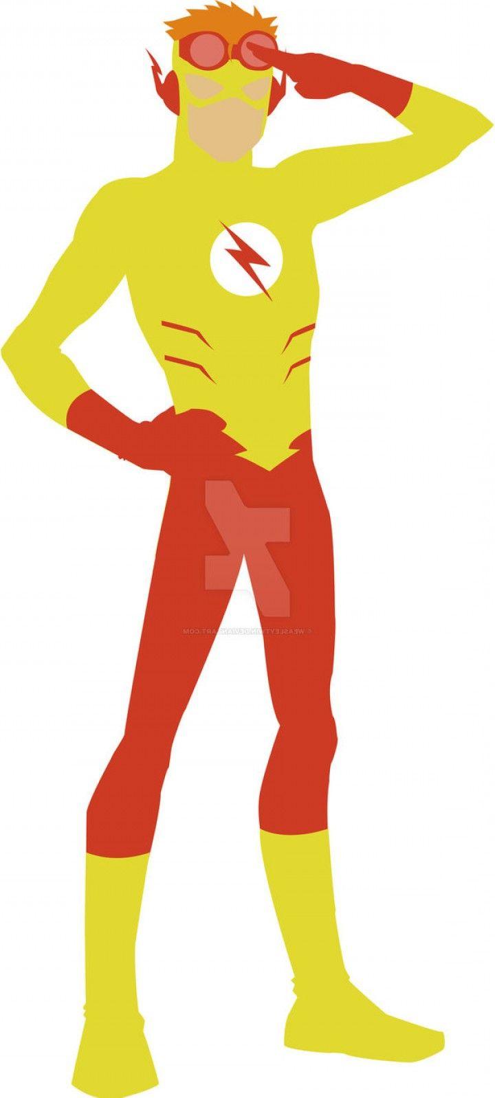 Excellent Kid Flash Vector Picture